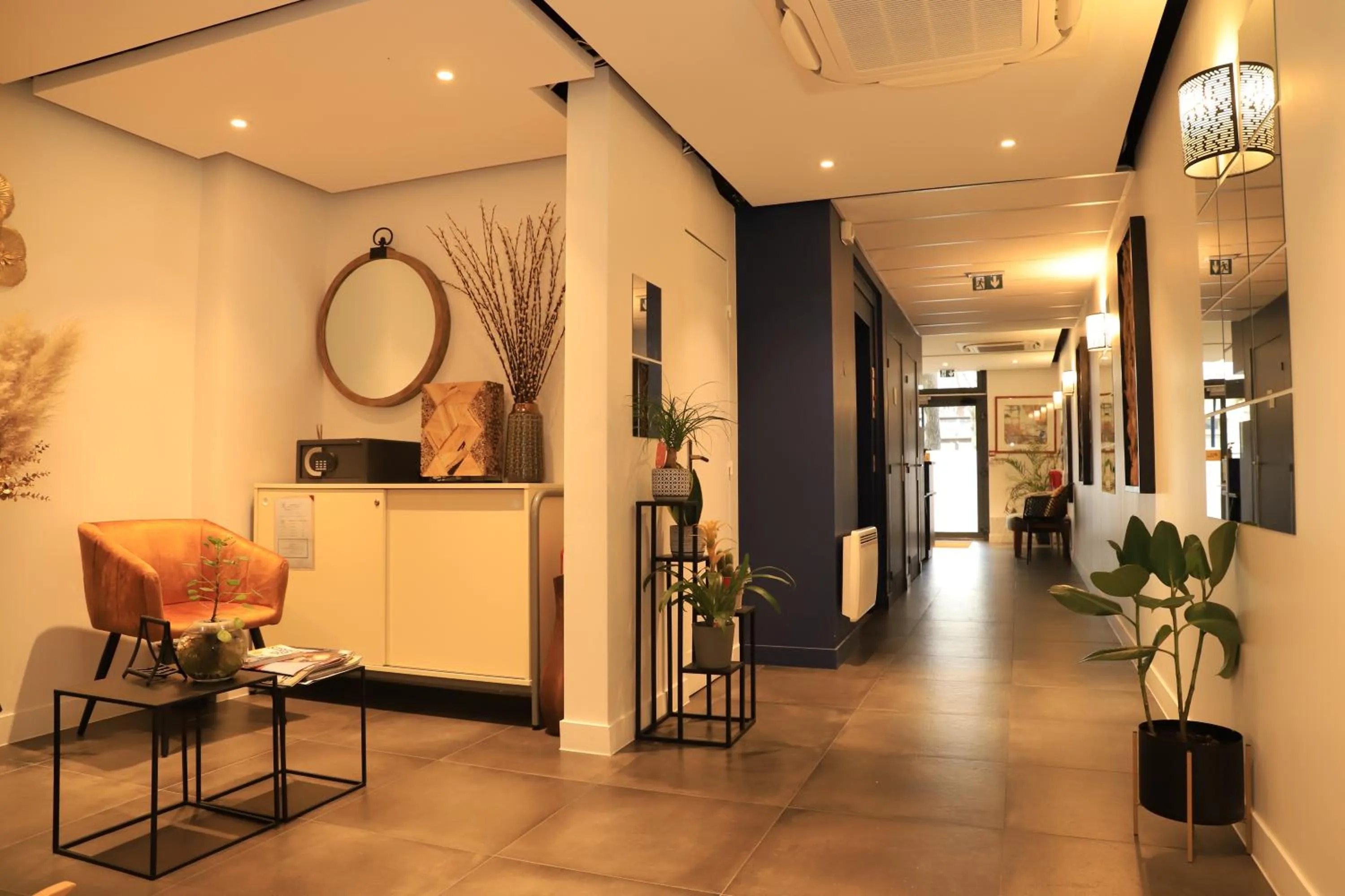 Lobby or reception in AMHotel Italie