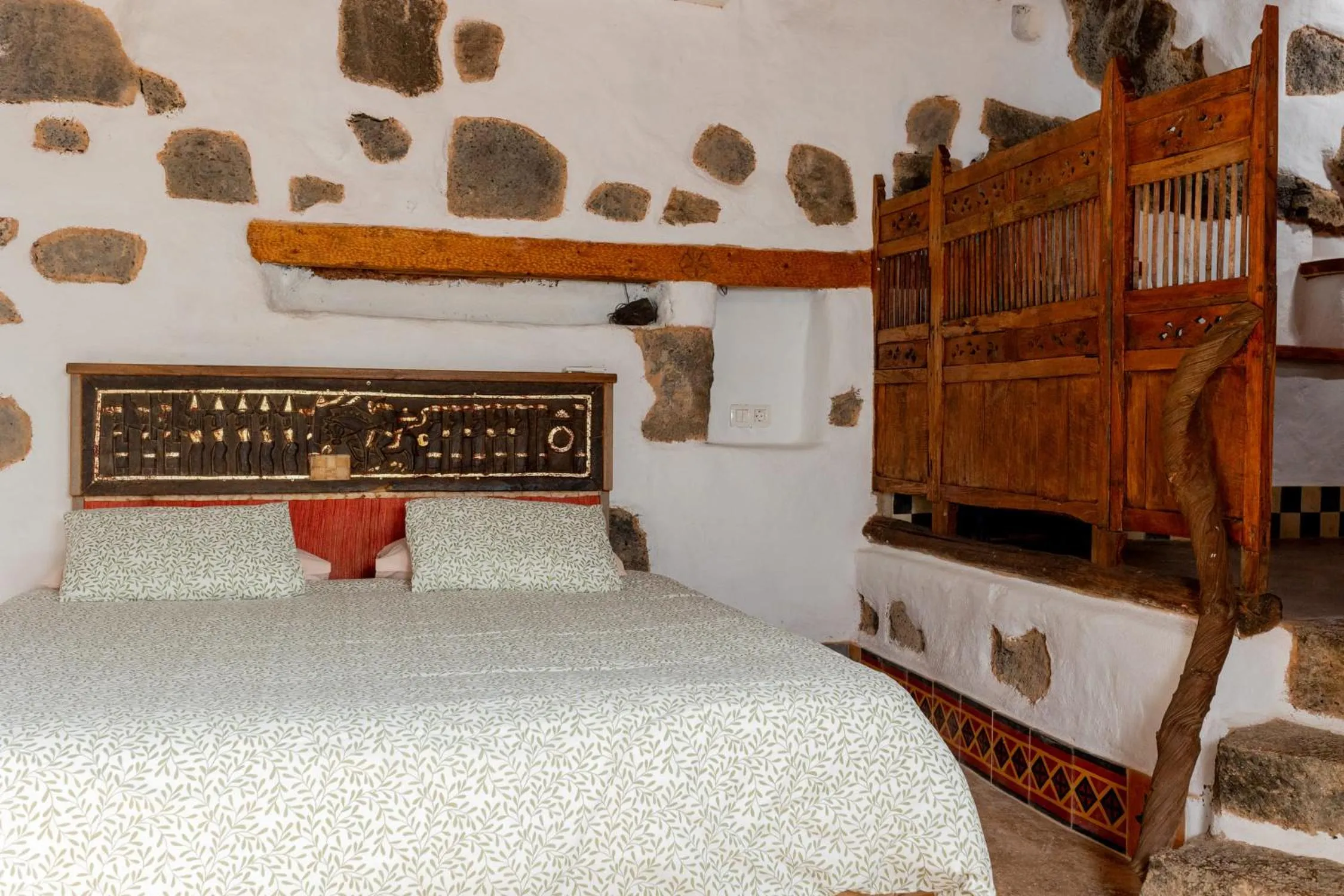 Bedroom, Bed in Finca Tomaren