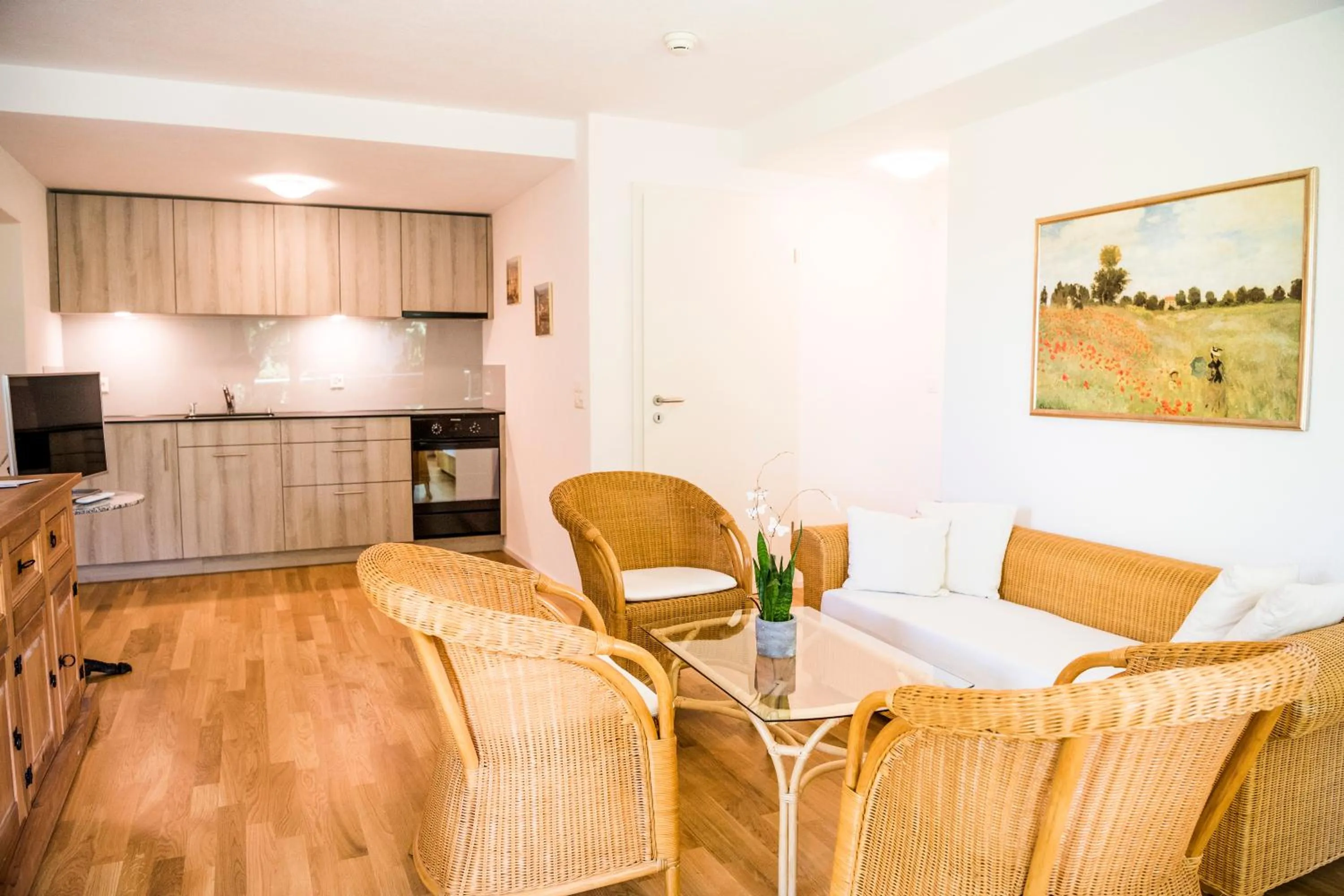 Kitchen or kitchenette in Hotel Matt