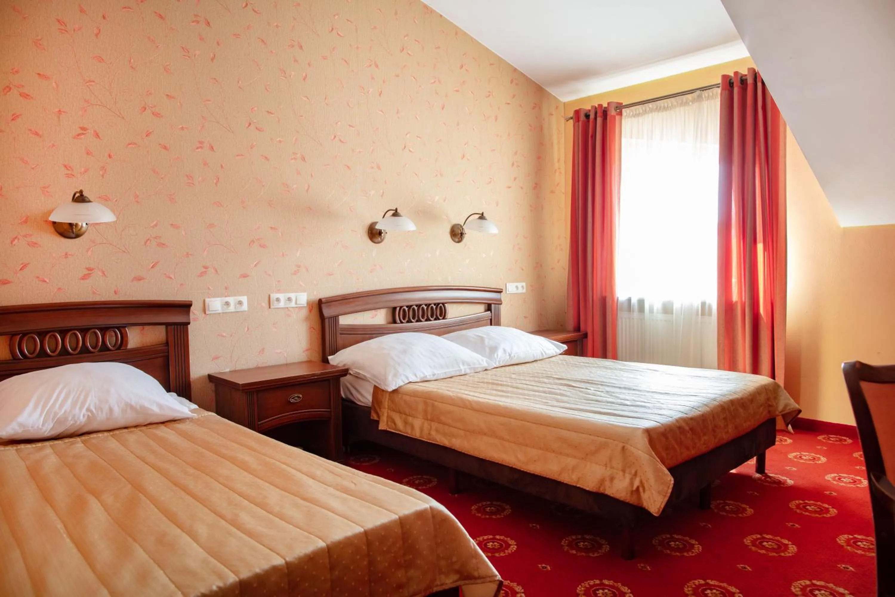 Bed in Hotel Arkadia Royal