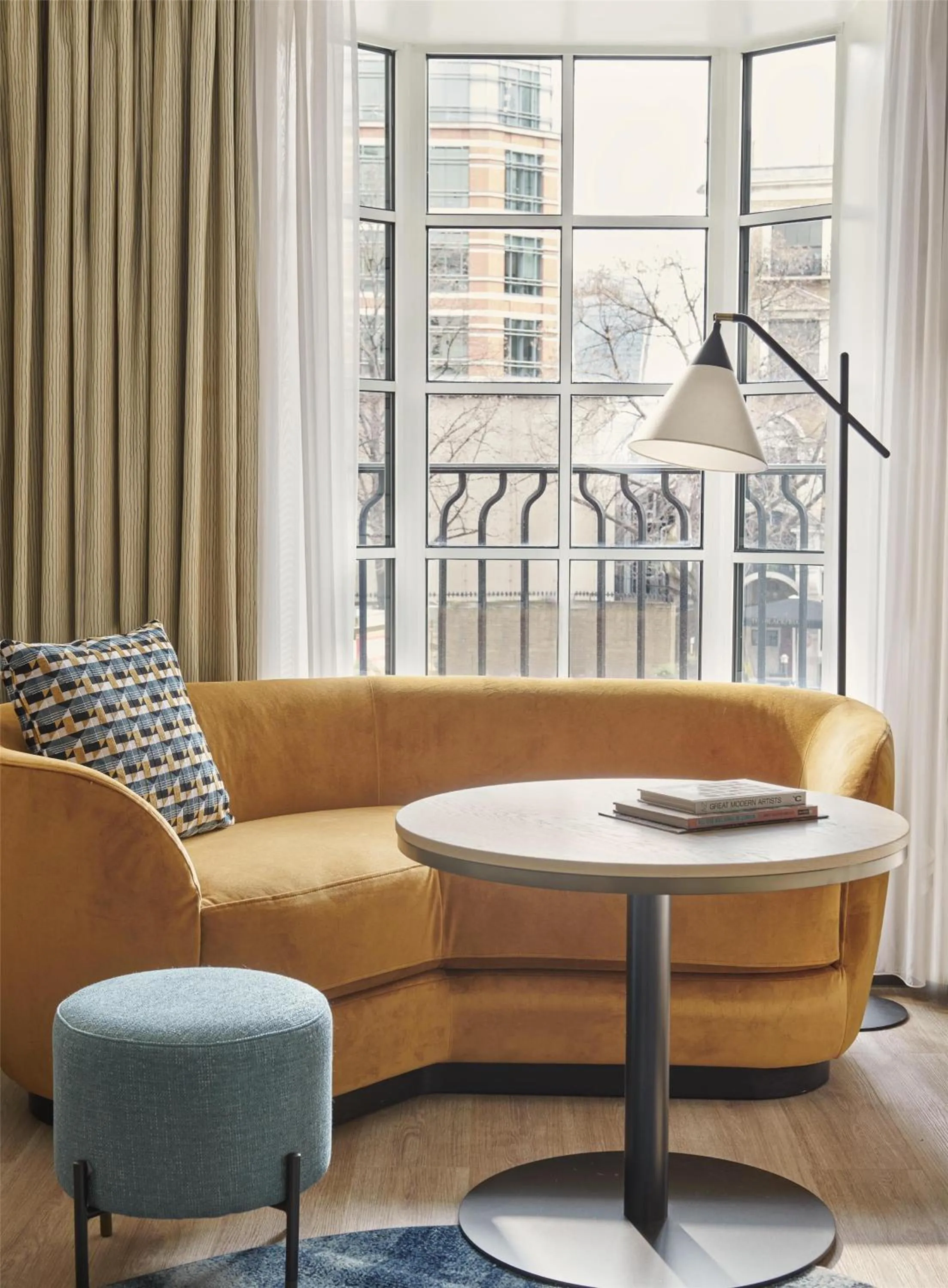 Seating area in Hyatt Regency London Blackfriars