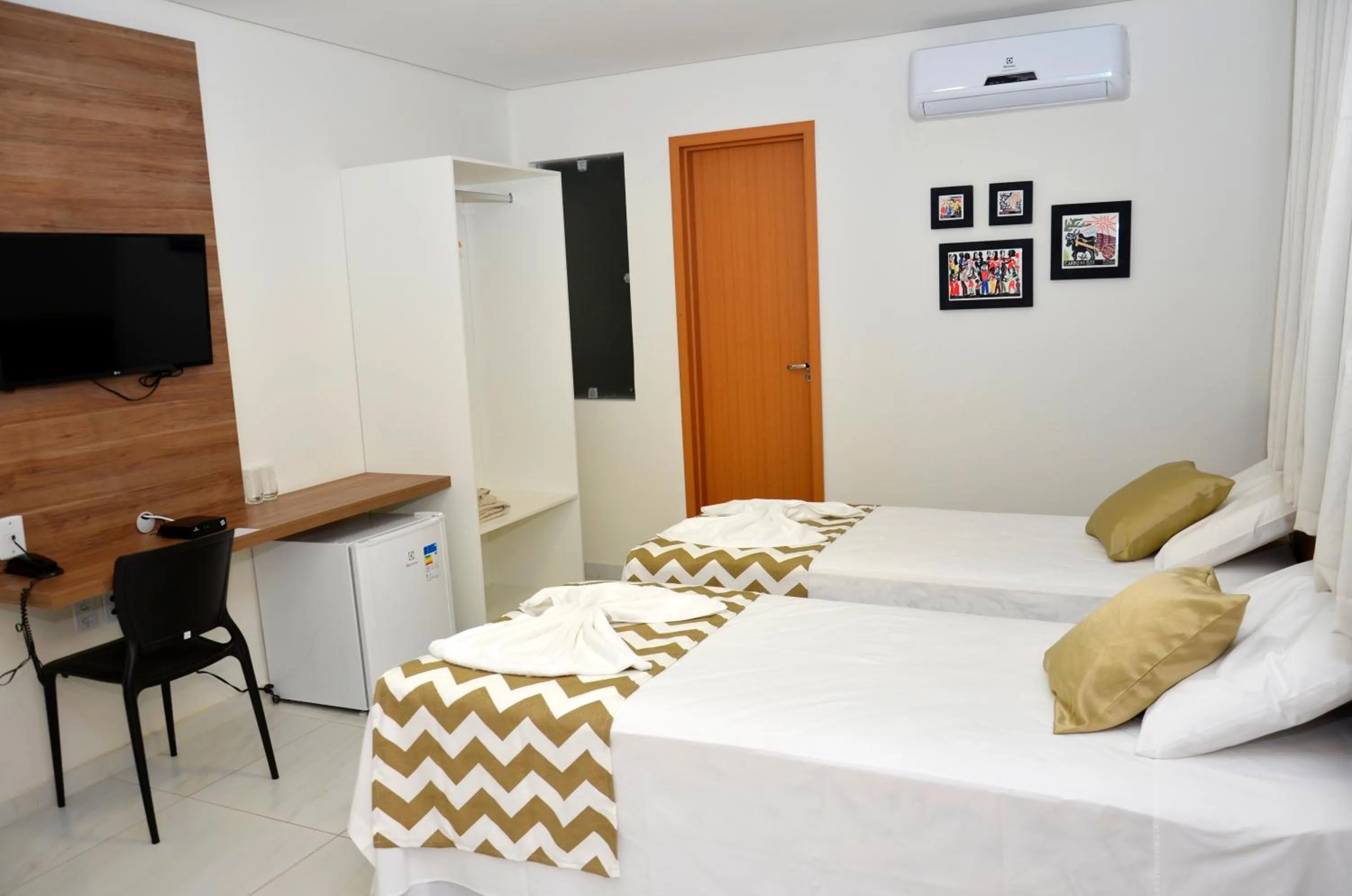 Bed in Asa Branca Hotel