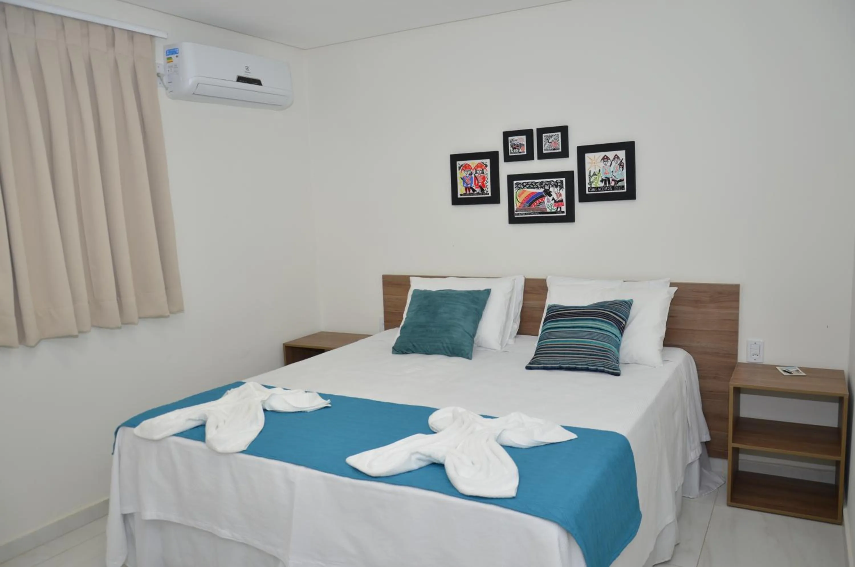 Bed in Asa Branca Hotel