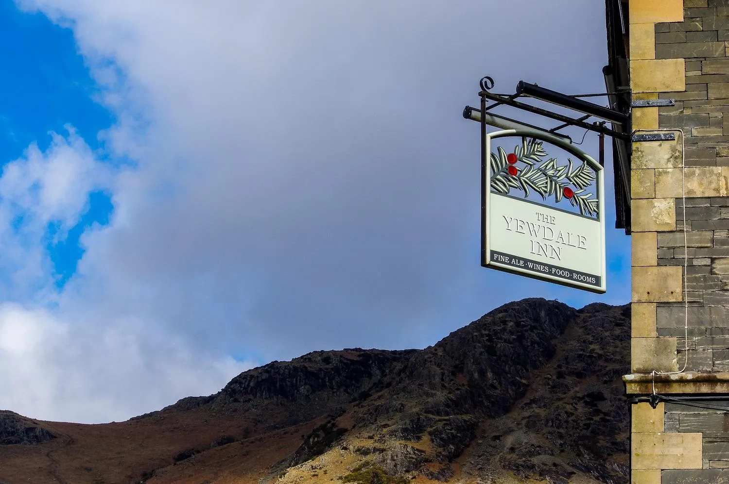 Bird's eye view in The Yewdale Inn and Hotel Coniston Village