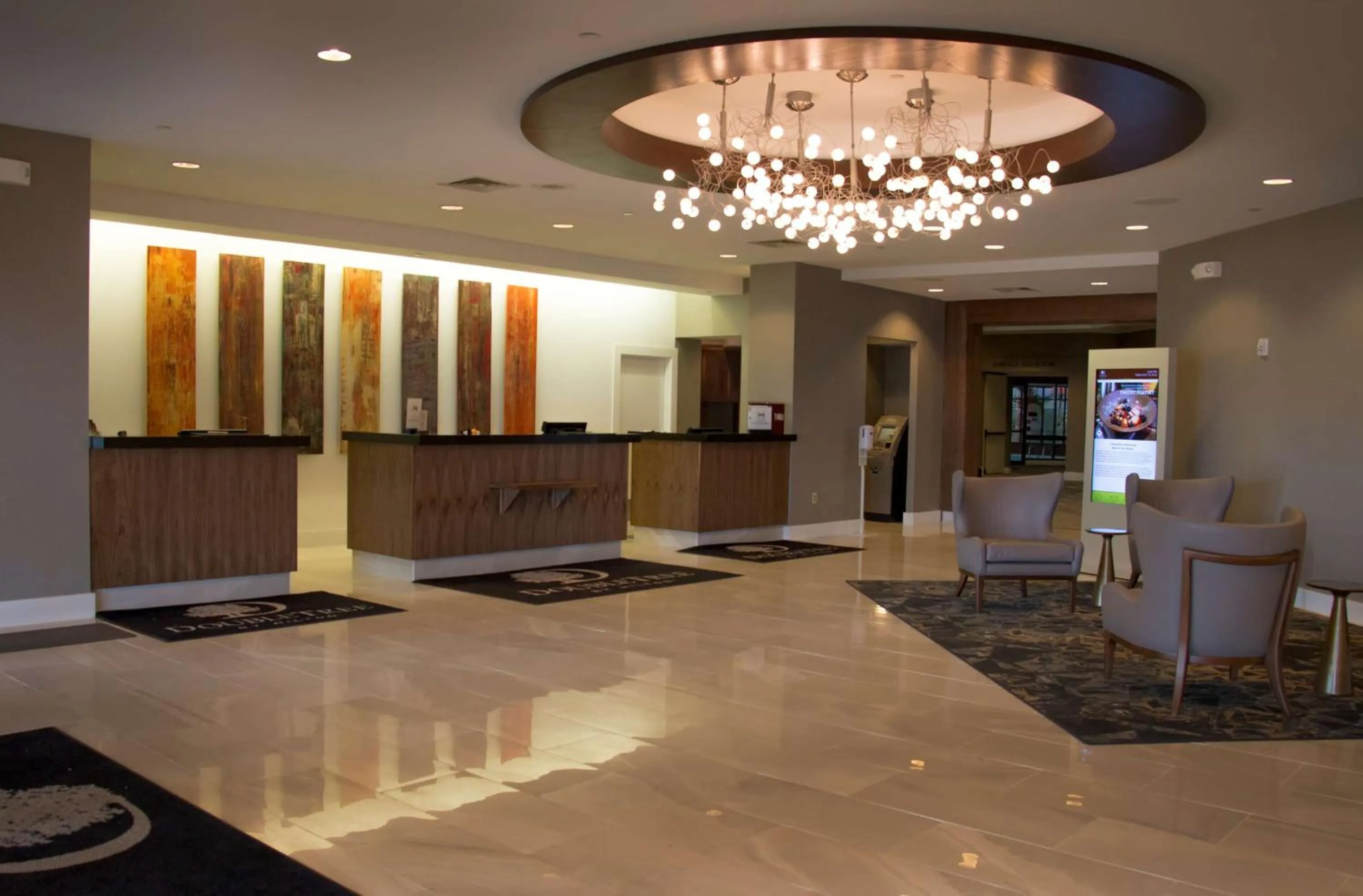 Lobby or reception in DoubleTree by Hilton Wichita Airport
