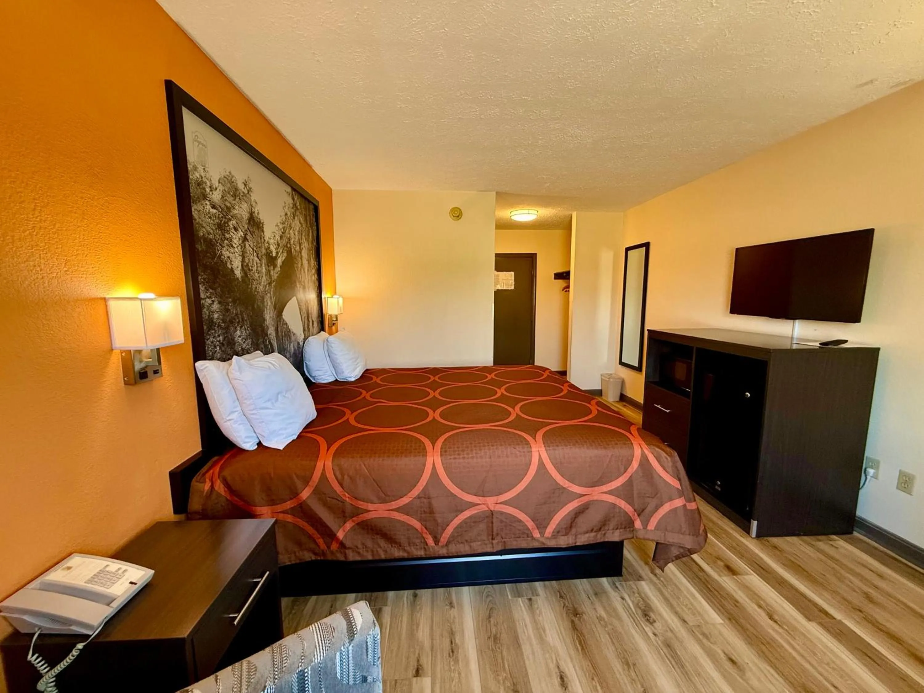 Bed in Super 8 by Wyndham Hillsville