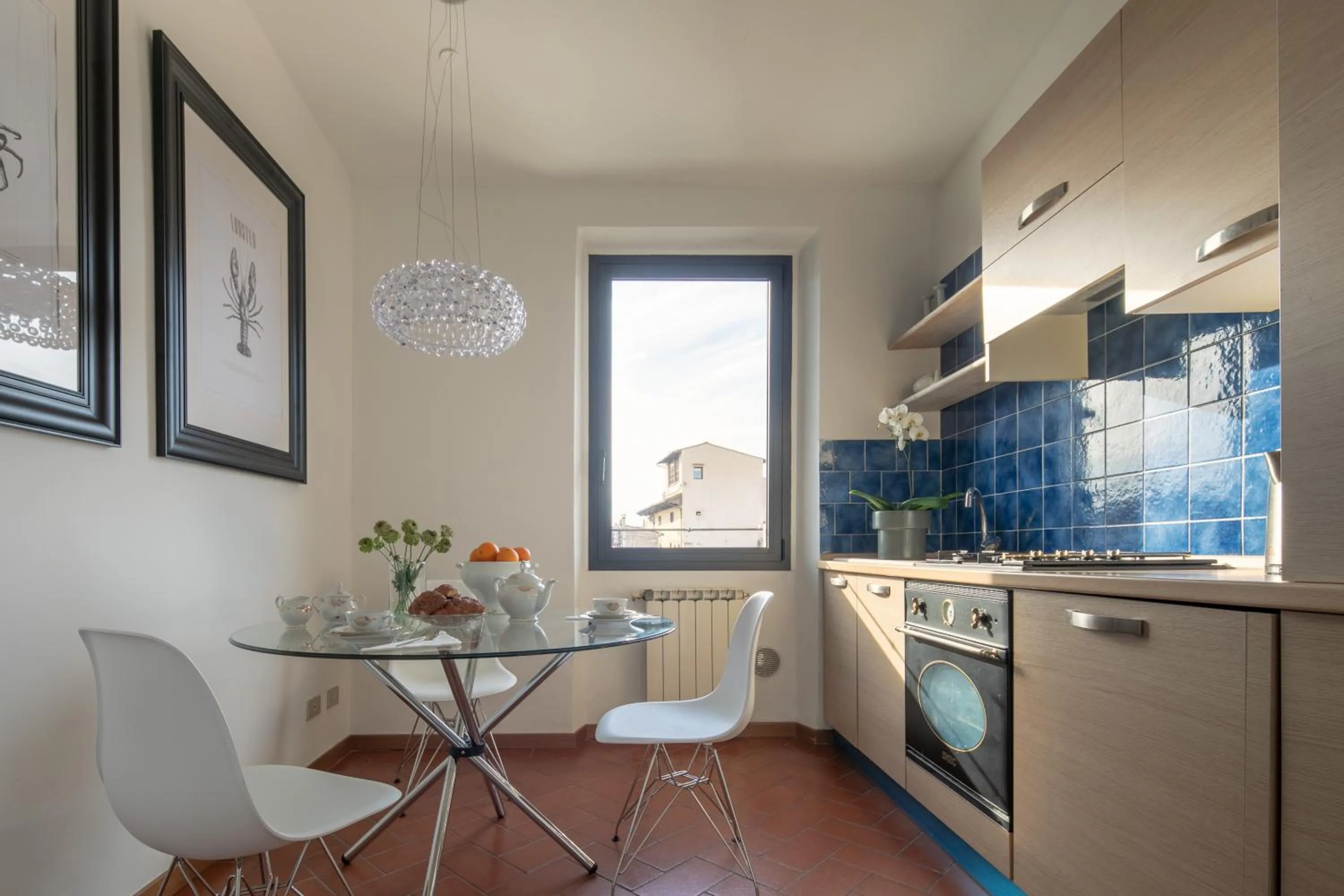 Kitchen or kitchenette in Pitti Luxury Terrace by Mmega