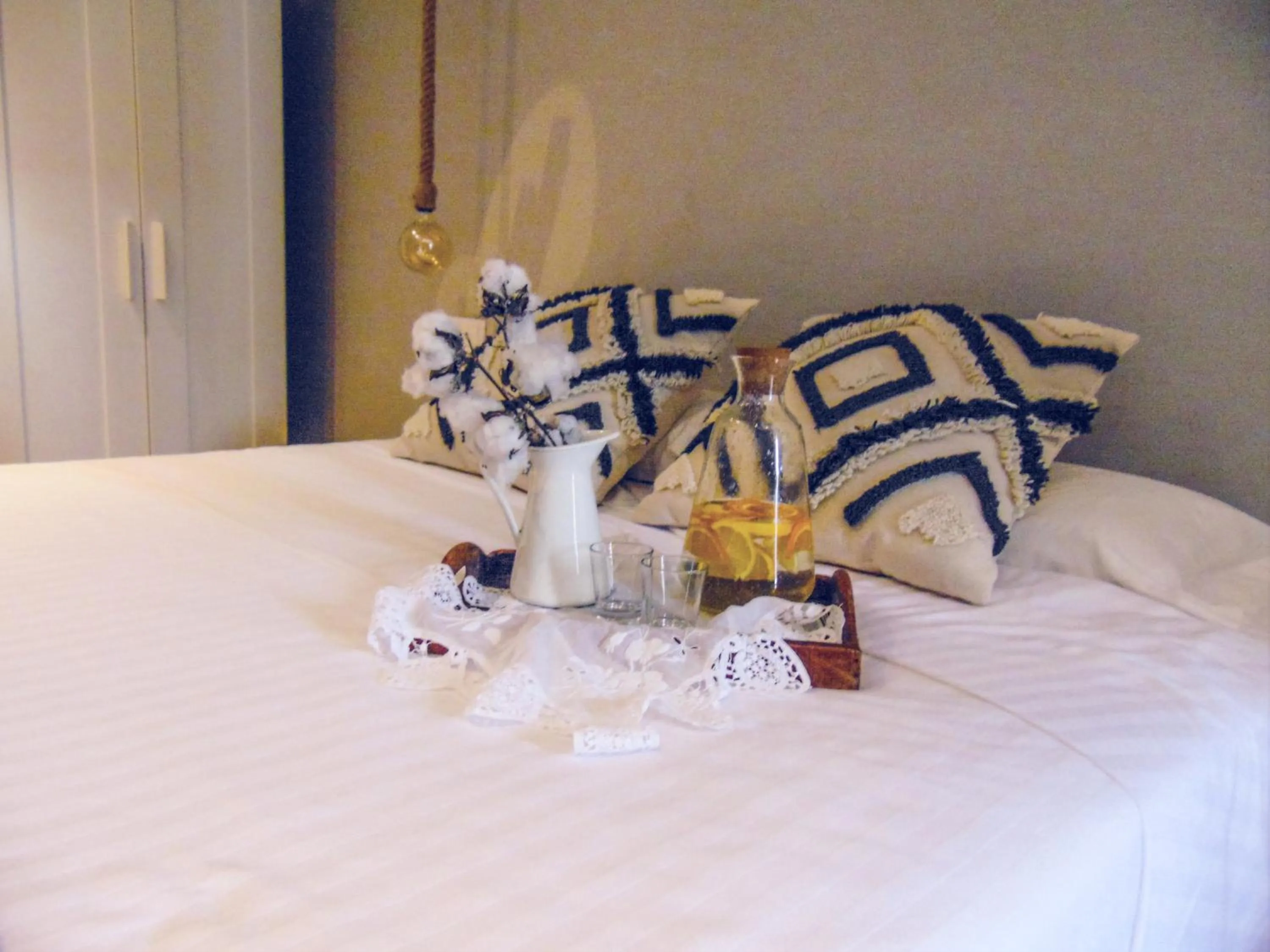 Decorative detail, Bed in Balneario Aguas de Villaharta