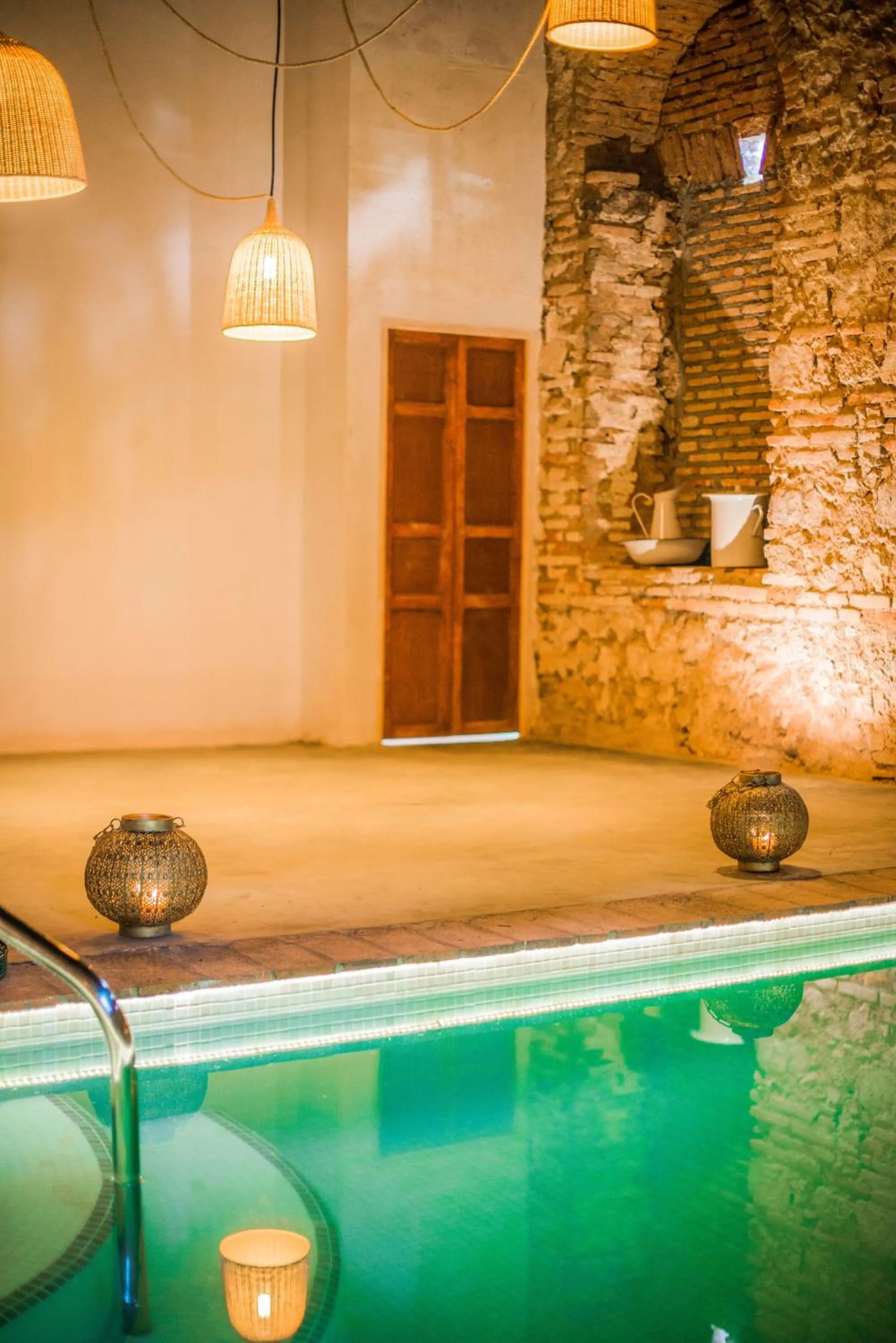 Hot Spring Bath in Balneario Aguas de Villaharta