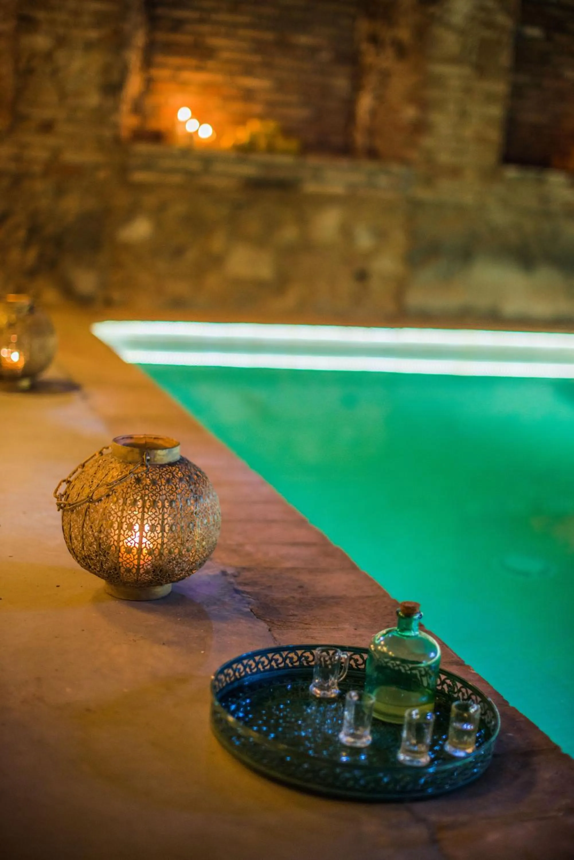 Hot Spring Bath in Balneario Aguas de Villaharta