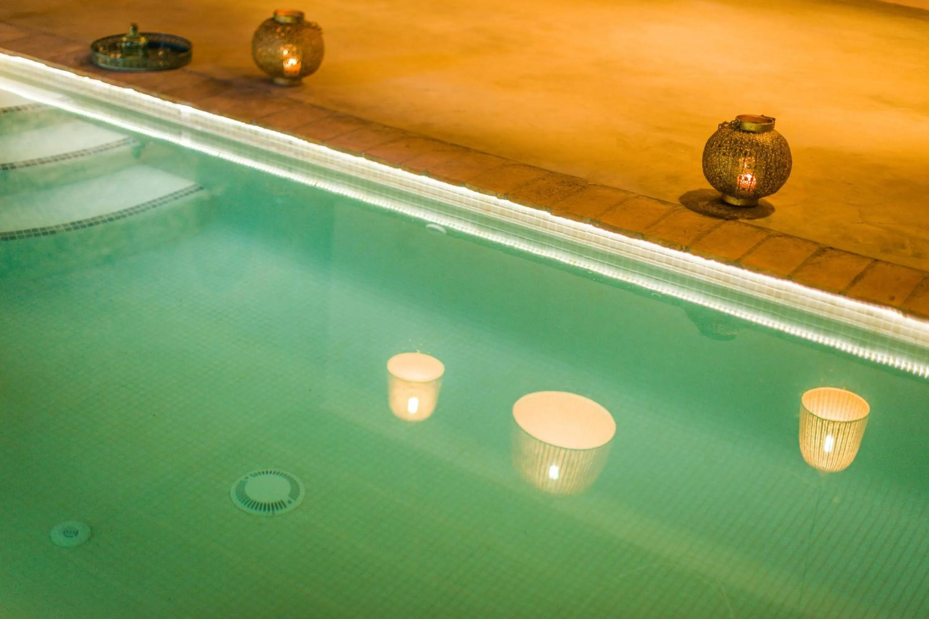 Hot Spring Bath in Balneario Aguas de Villaharta