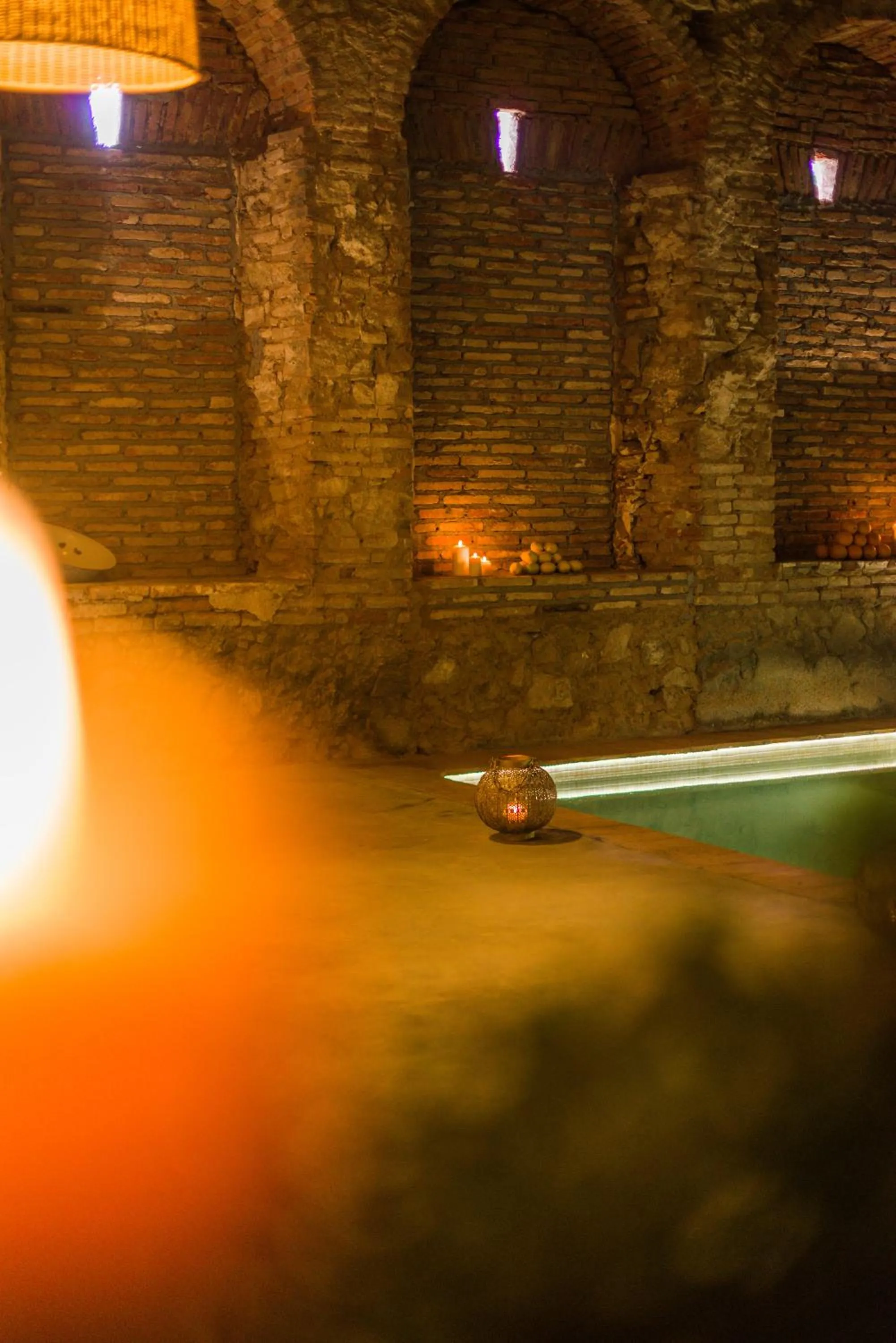 Hot Spring Bath in Balneario Aguas de Villaharta