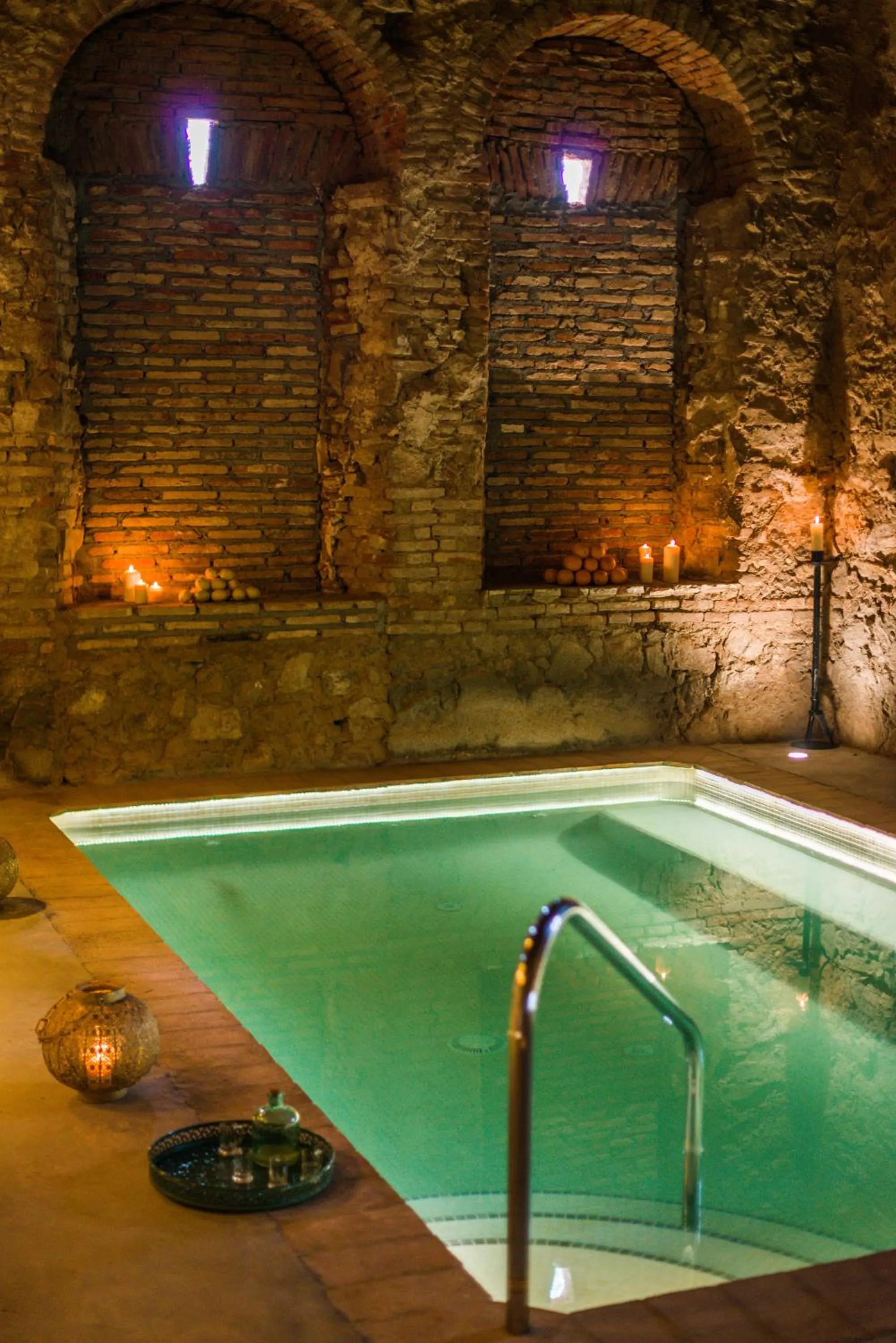 Hot Spring Bath in Balneario Aguas de Villaharta