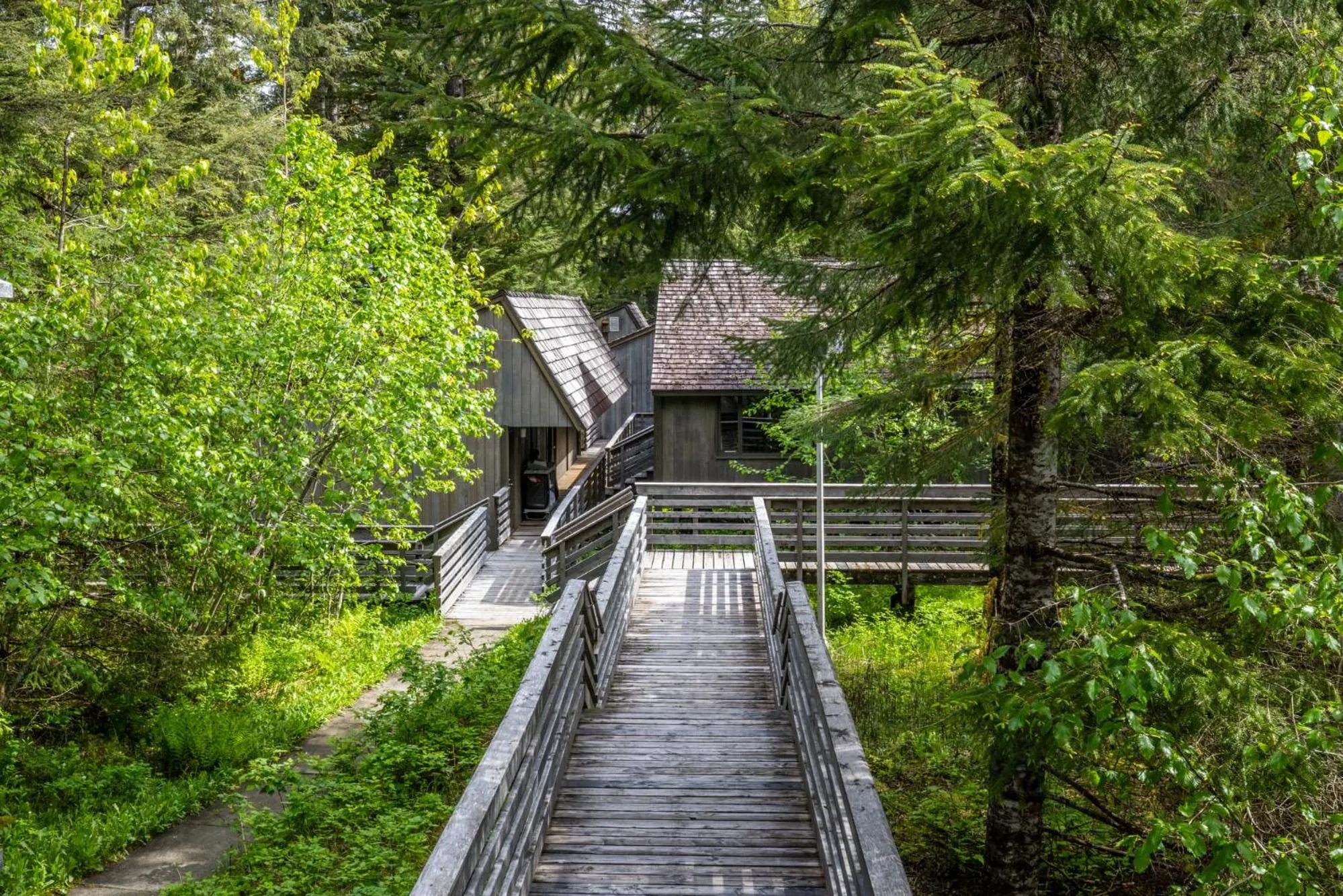 Property building in Glacier Bay Lodge