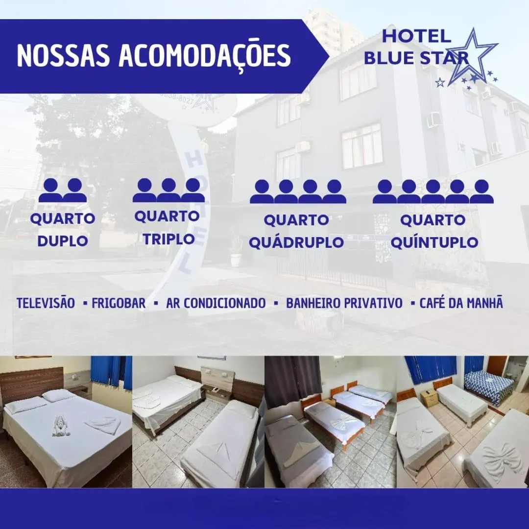 Property building, Bed in Hotel Blue Star II