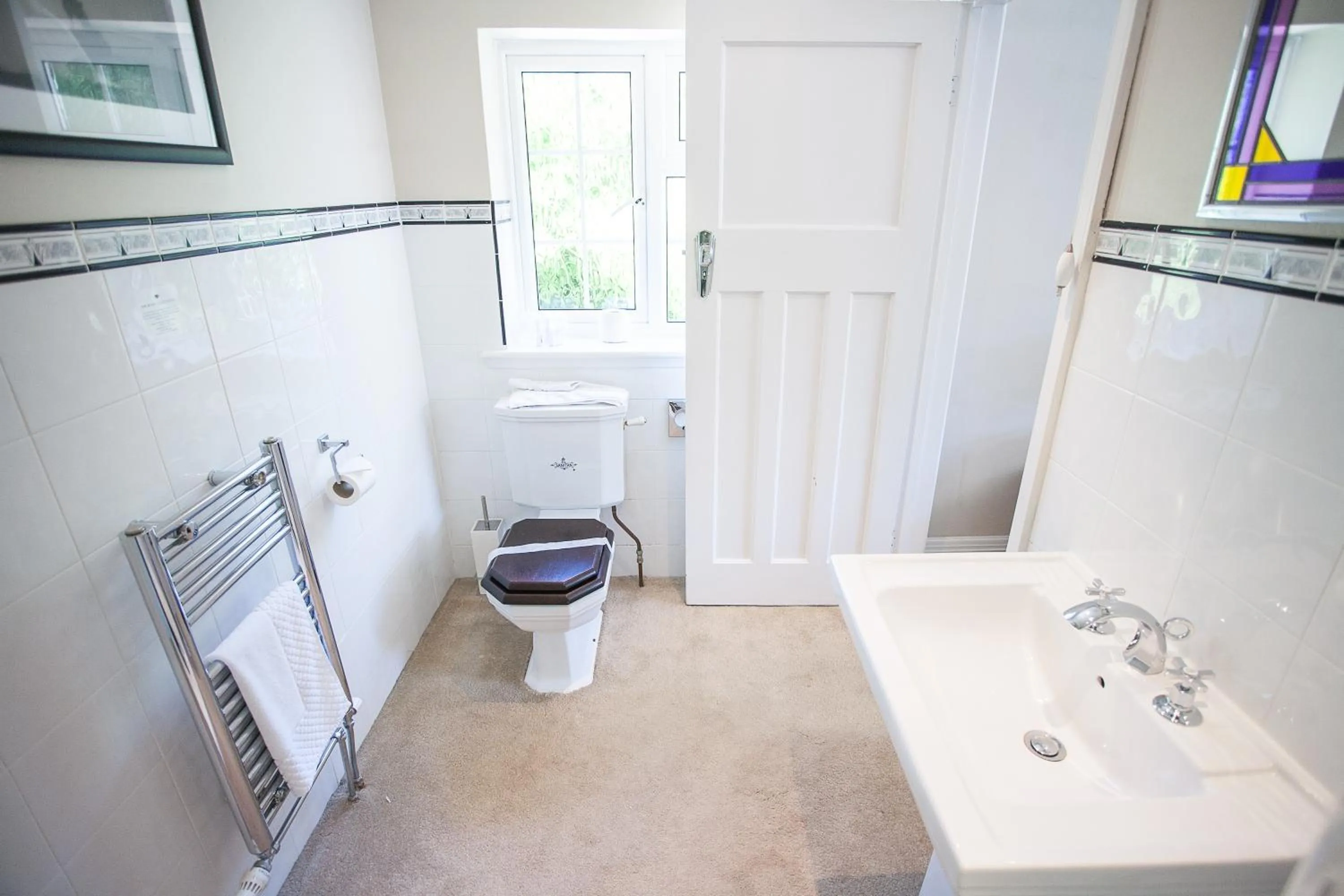 Bathroom in Claverton Country House Hotel
