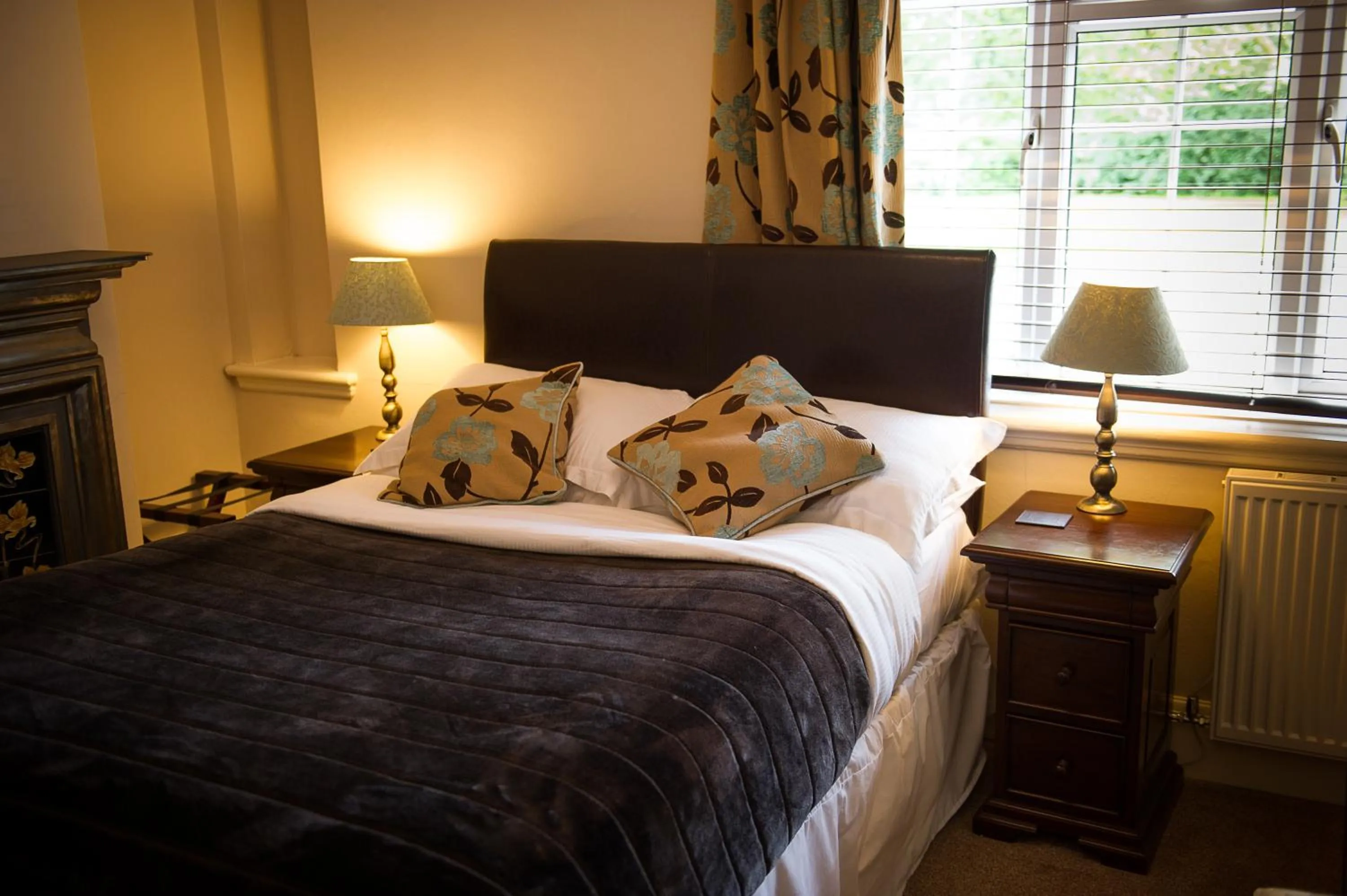 Bed in Claverton Country House Hotel