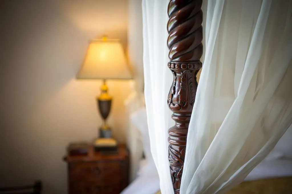 Bed in Claverton Country House Hotel