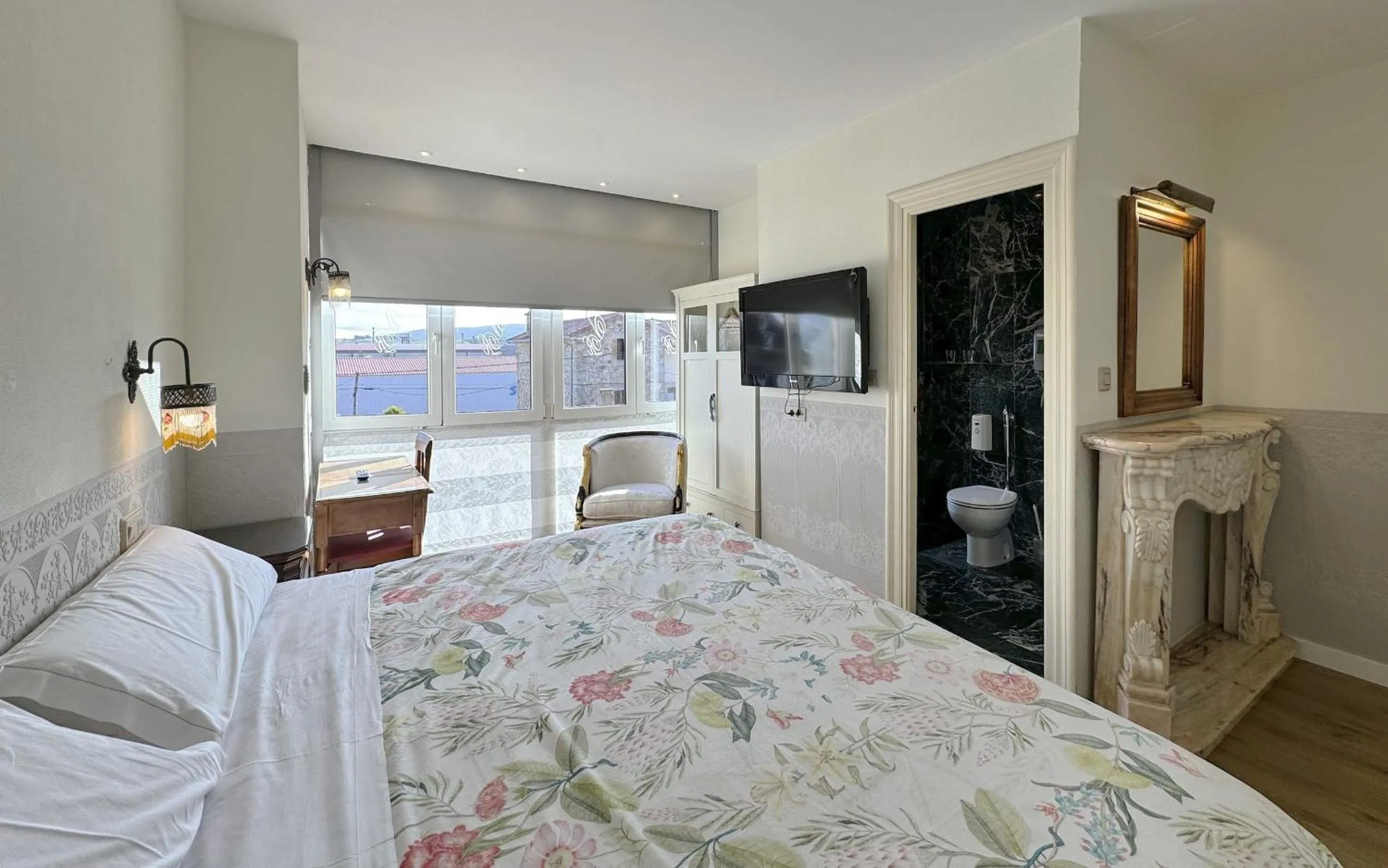 Bed in Posada Villa Rosa