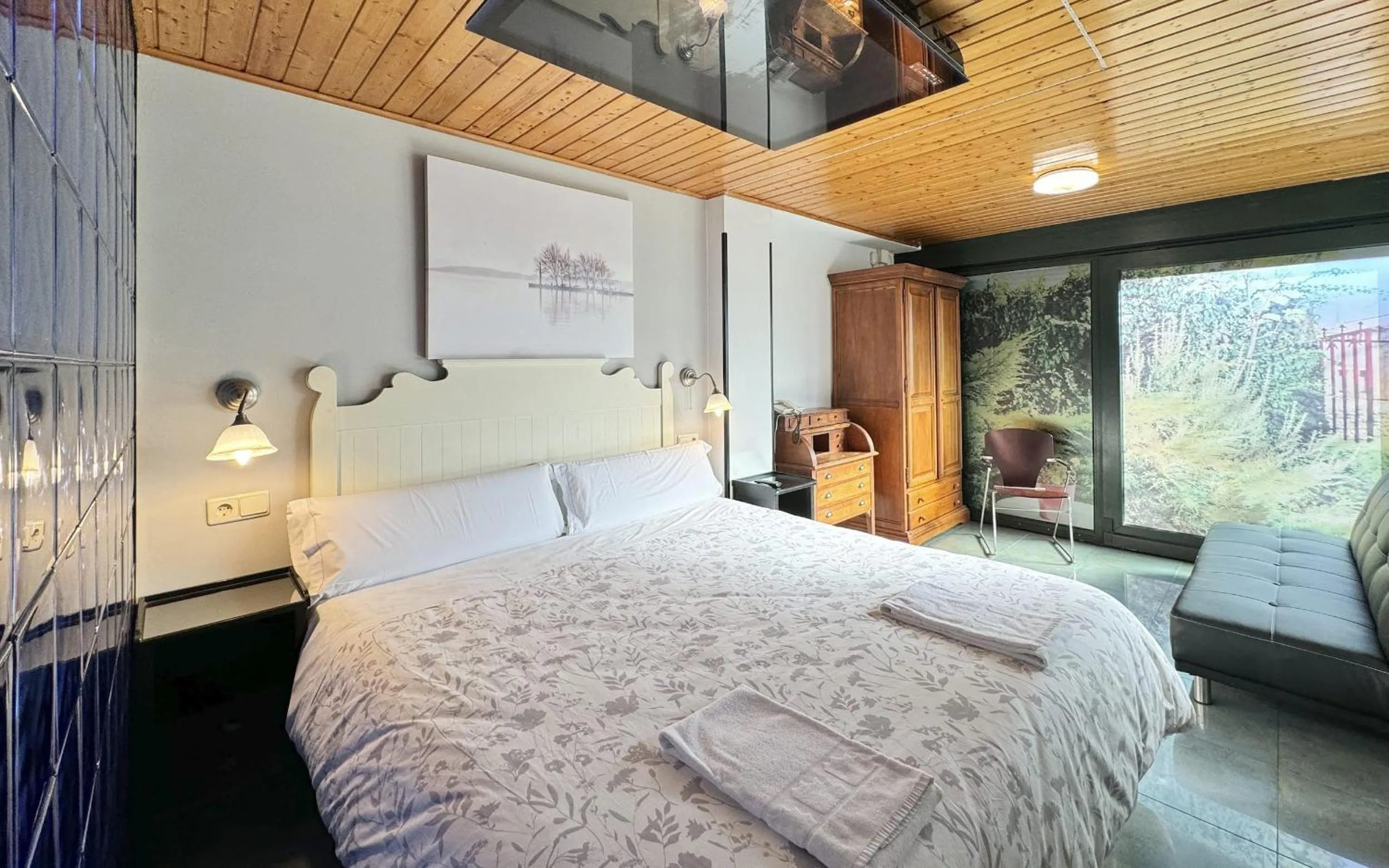 Bed in Posada Villa Rosa