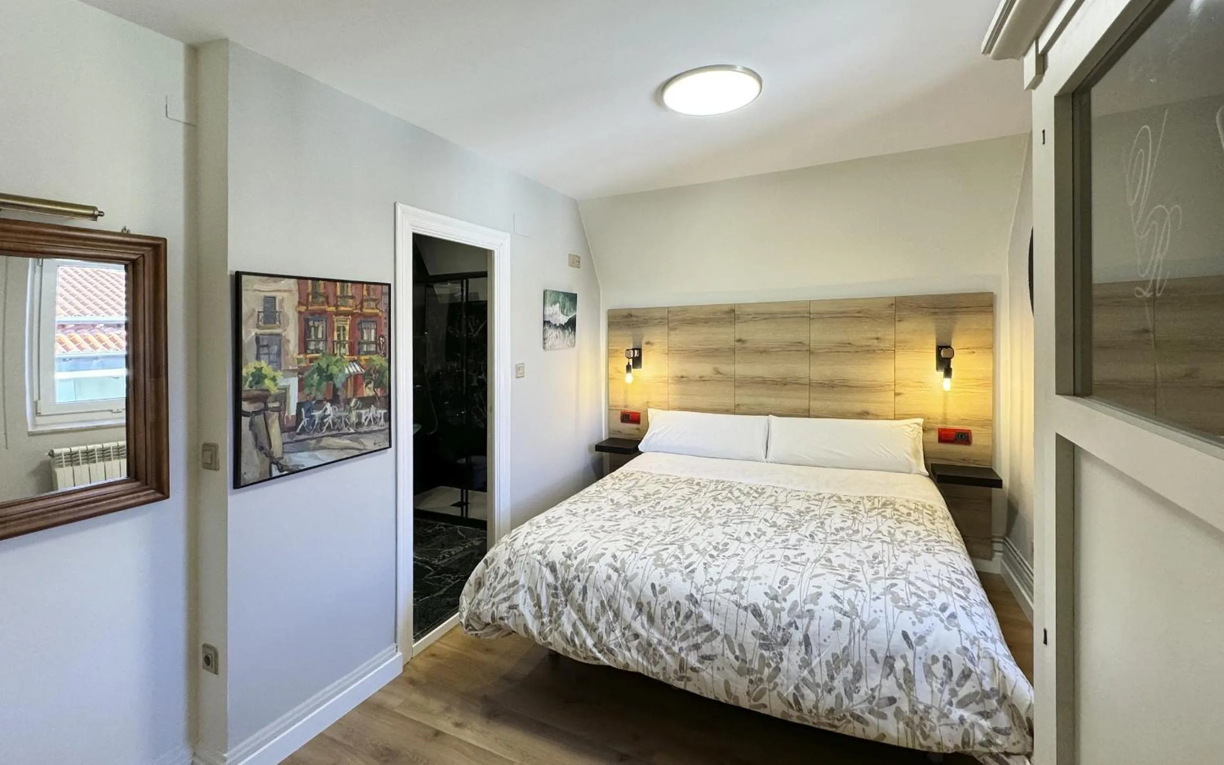 Bed in Posada Villa Rosa