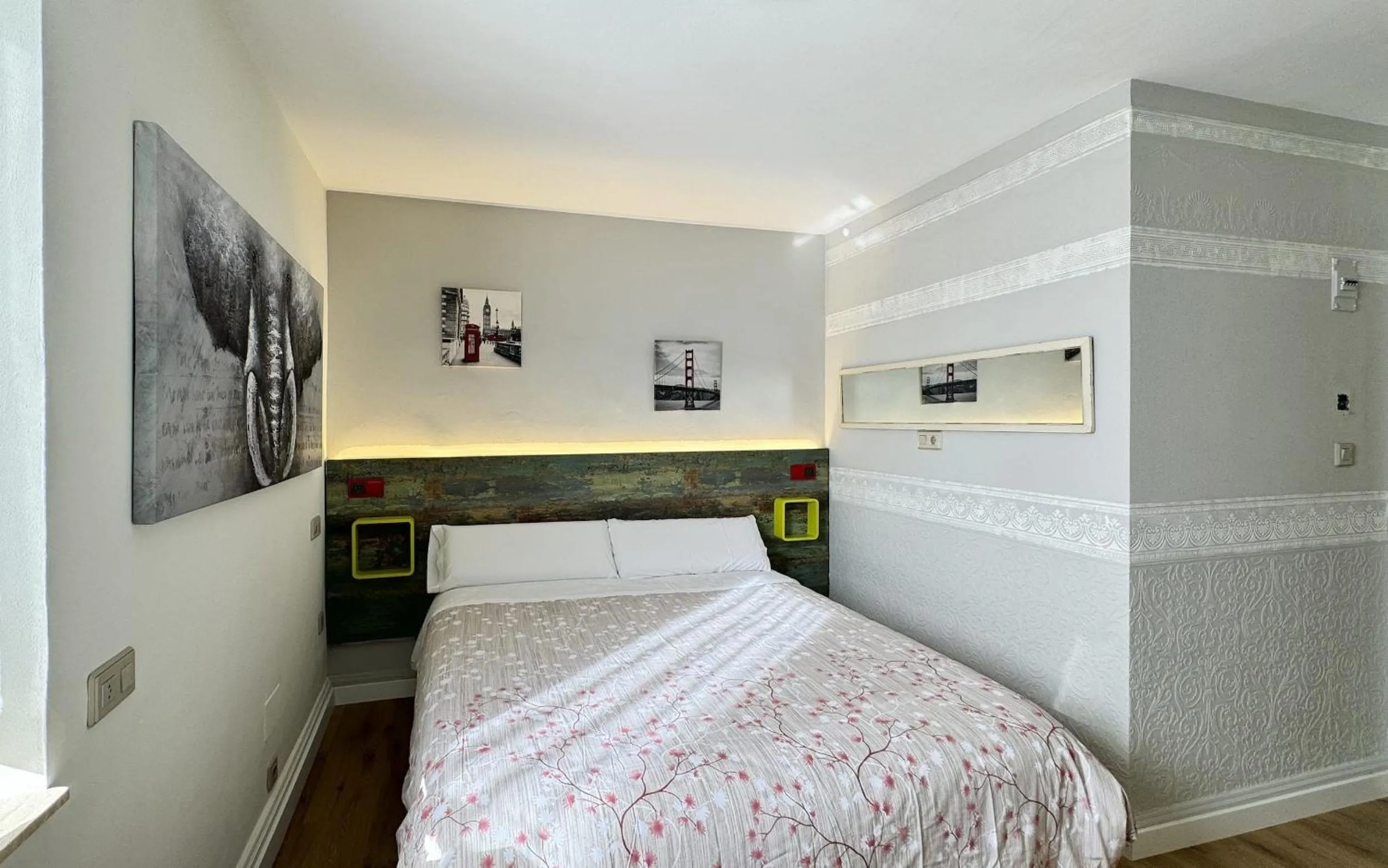 Bed in Posada Villa Rosa