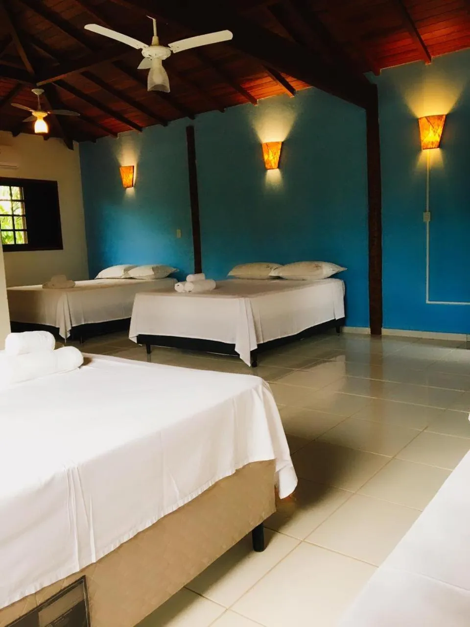 Bed in Pousada Azul Banana - Camburi