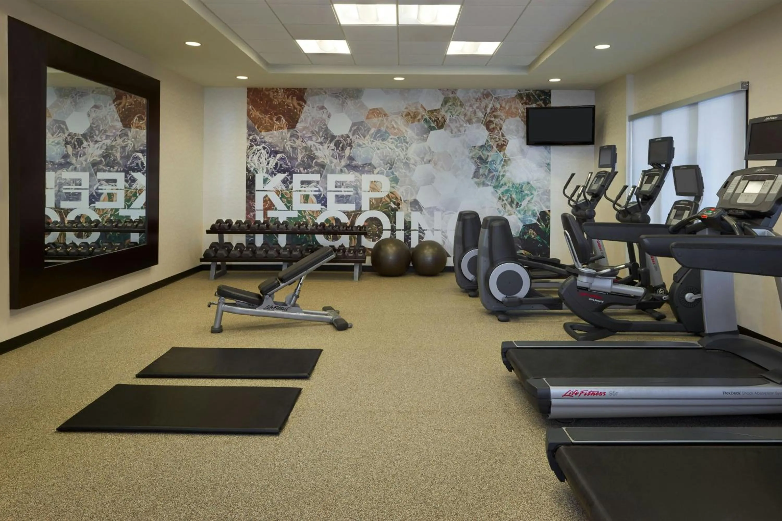 Fitness centre/facilities in SpringHill Suites by Marriott Toronto Vaughan