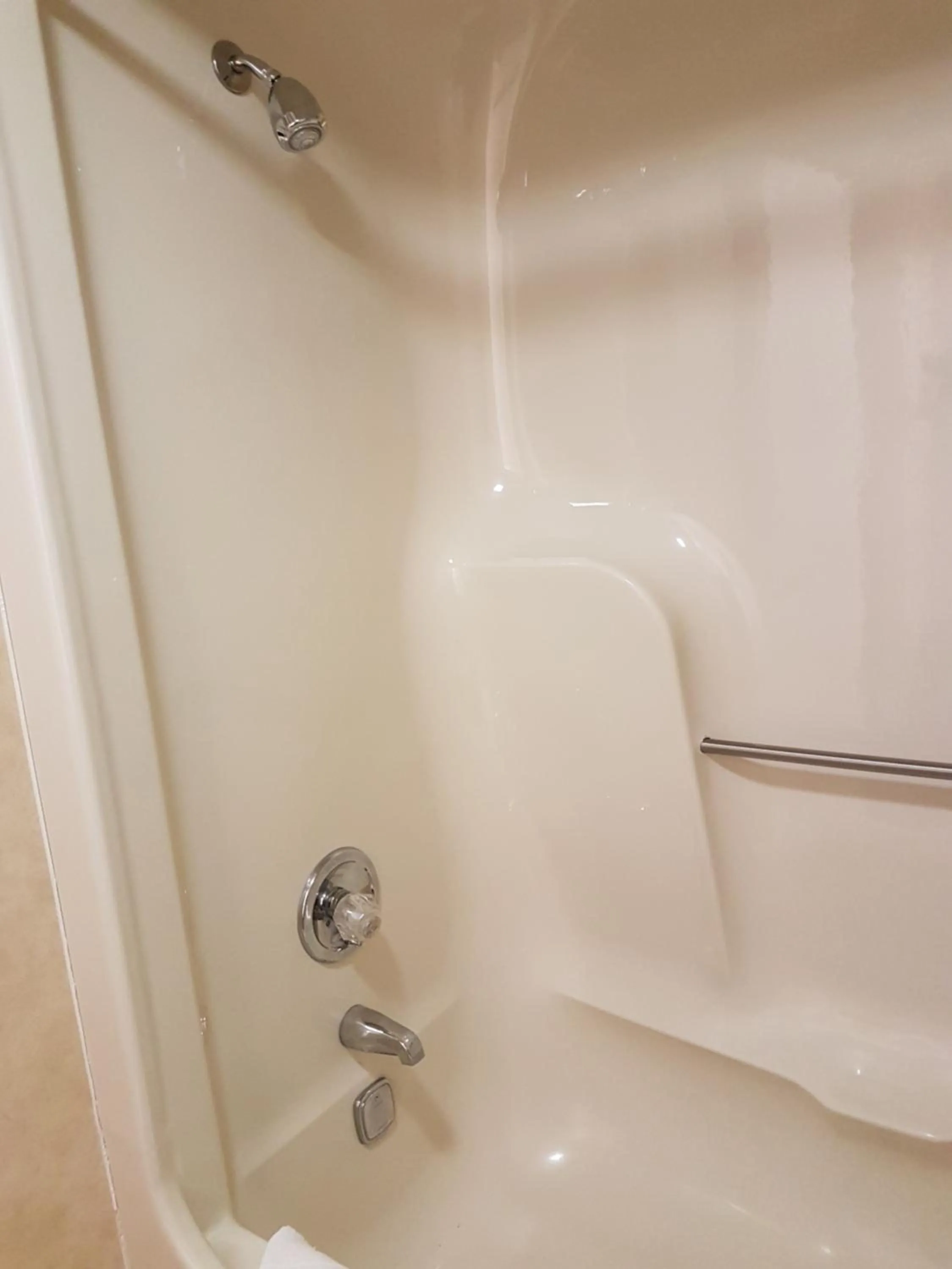 Shower in Swiss Village Inn