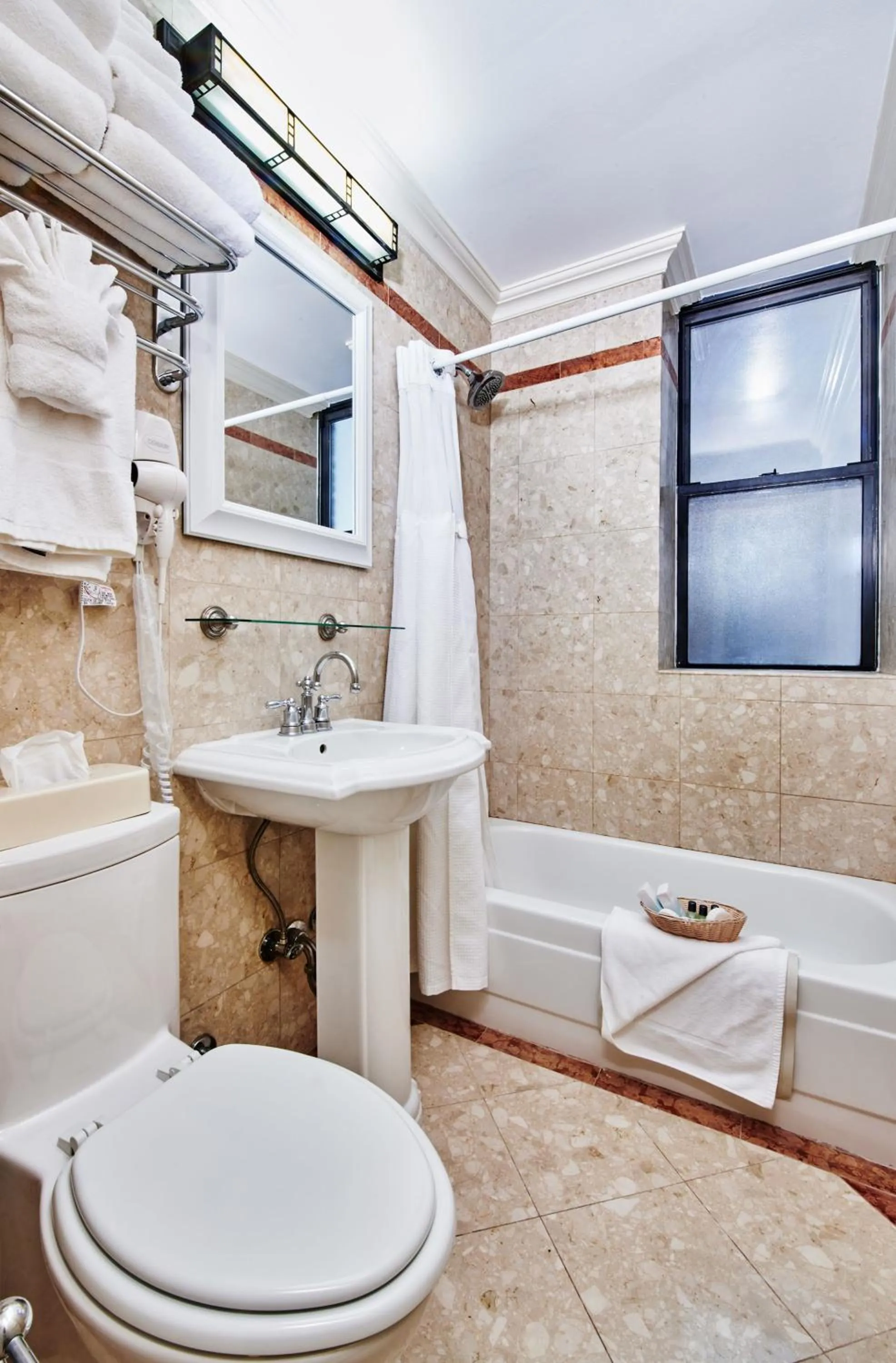 Bathroom in Radio City Apartments