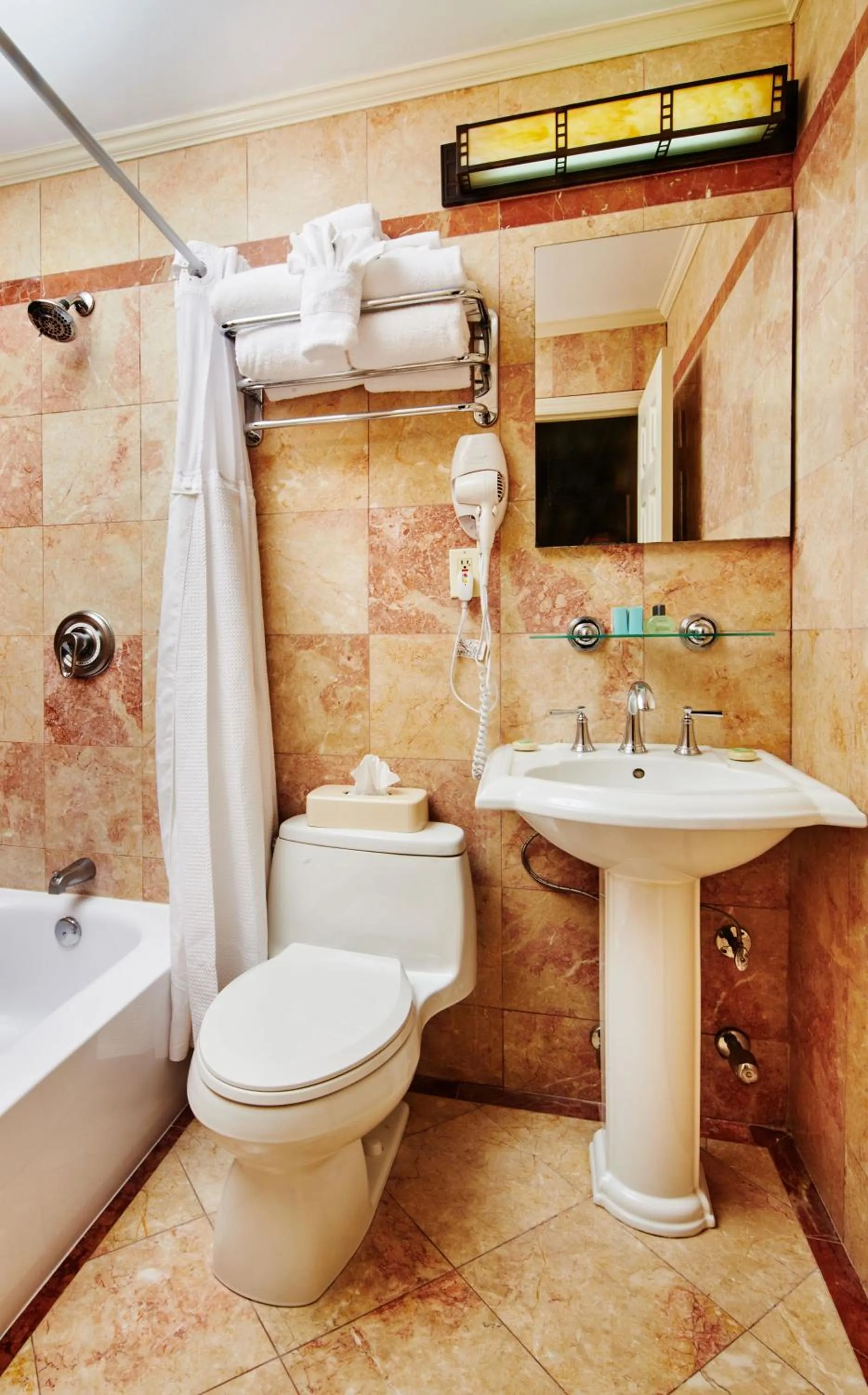 Bathroom in Radio City Apartments