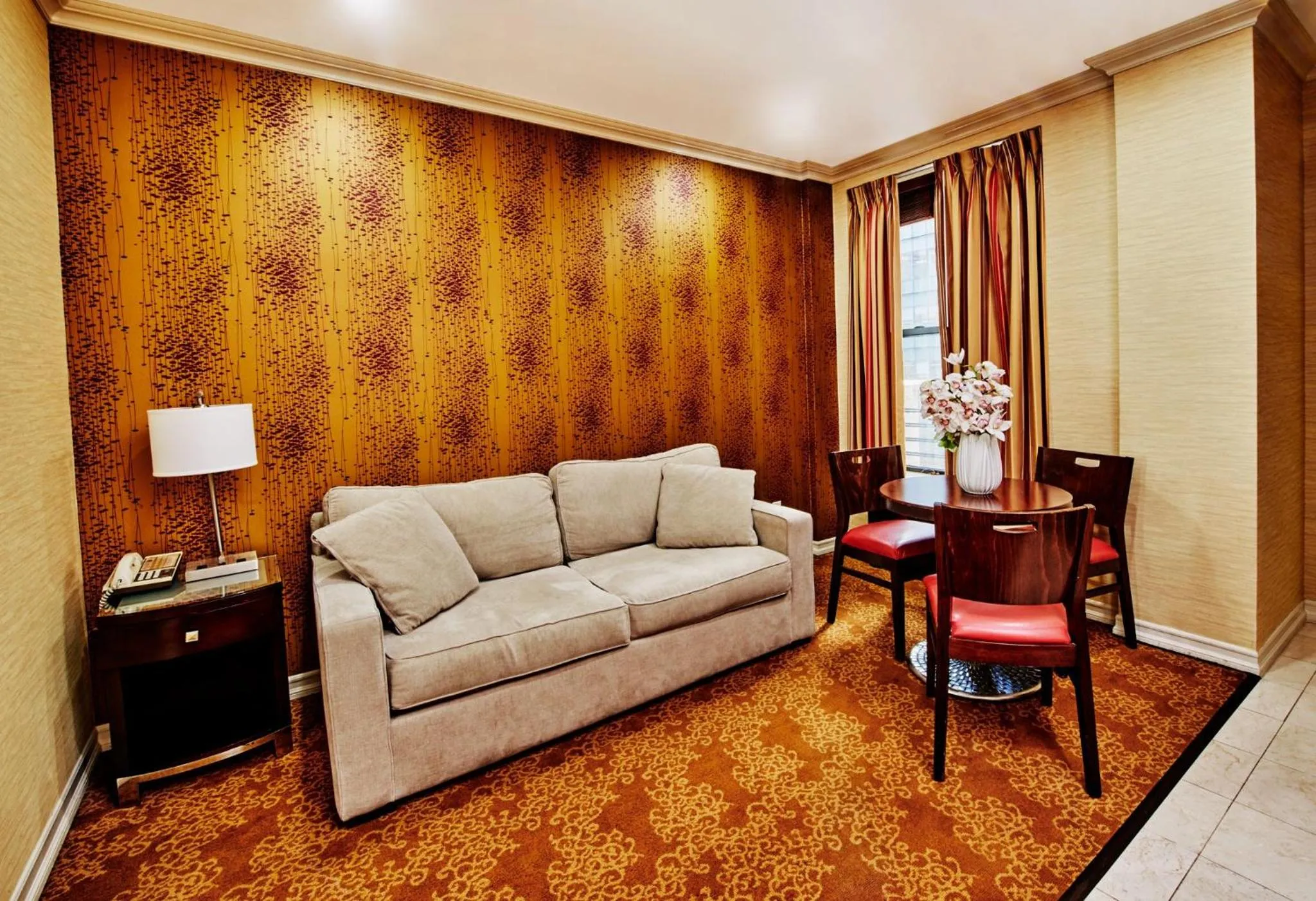 Living room in Radio City Apartments