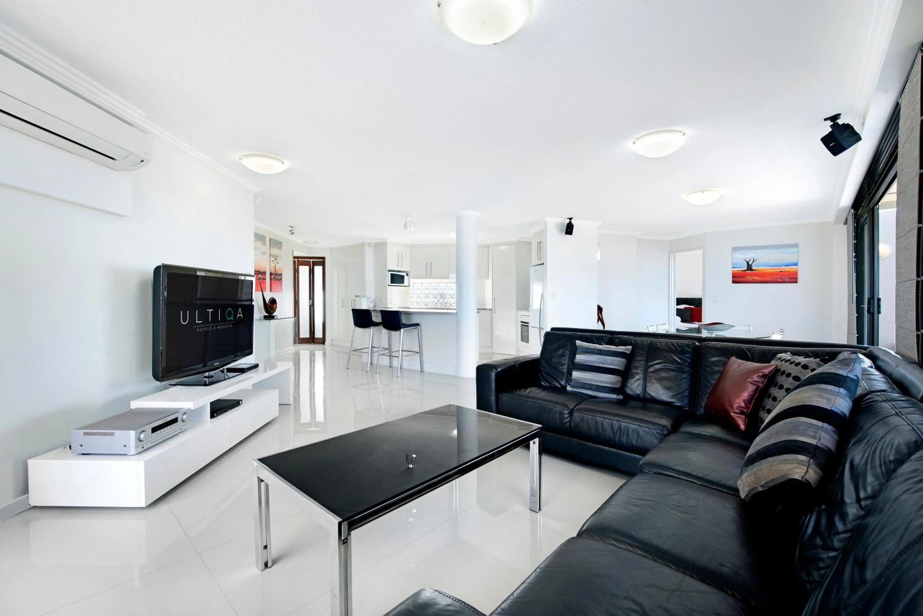 Living room in ULTIQA Shearwater Resort