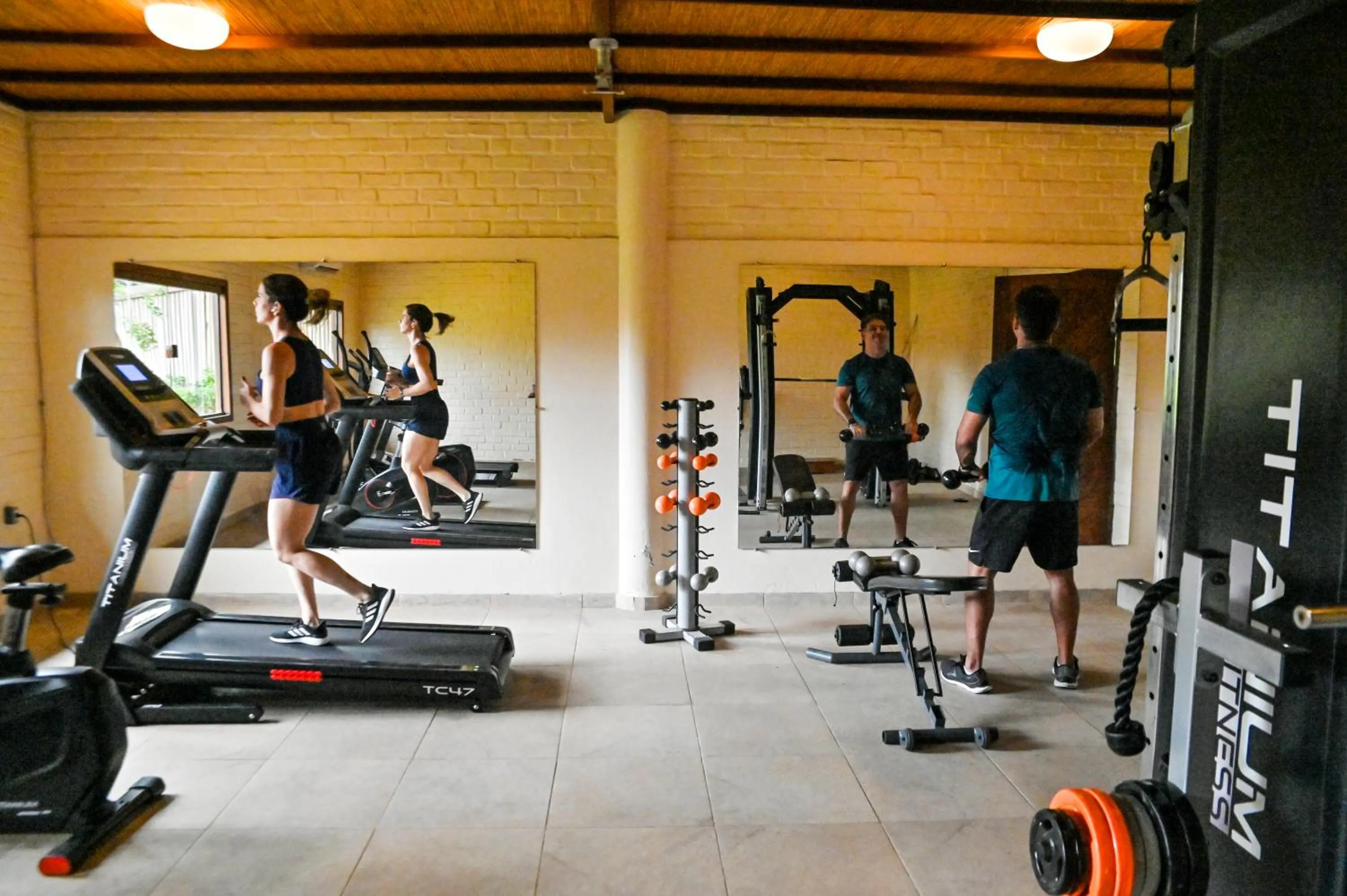 Fitness centre/facilities in Porto Preguiças Resort