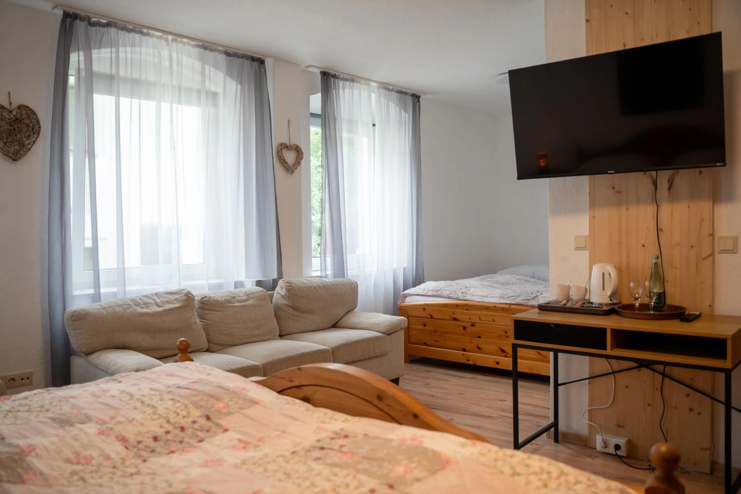 Bed in Das kleine Landhotel im Fichtelgebirge