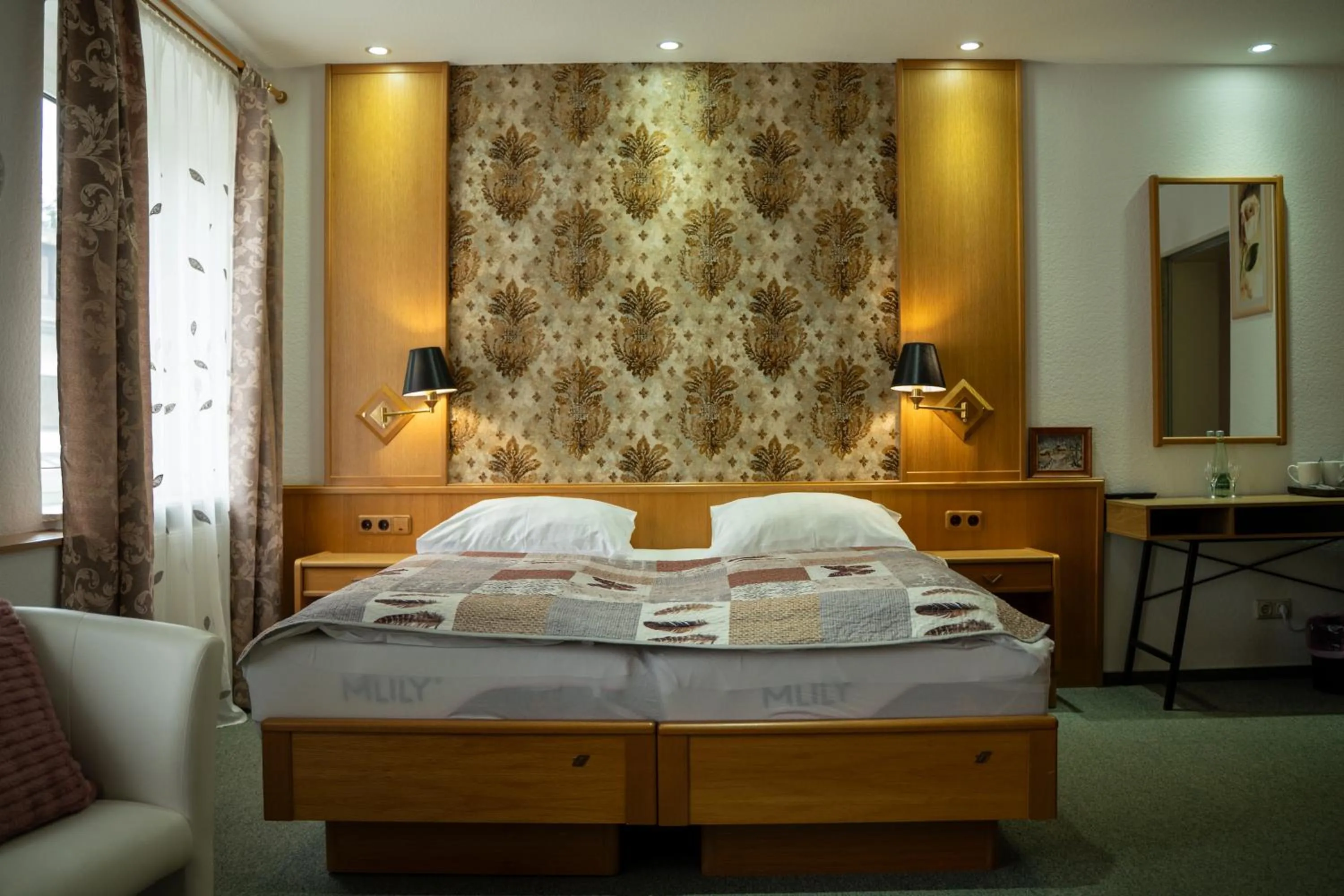 Photo of the whole room, Bed in Das kleine Landhotel im Fichtelgebirge