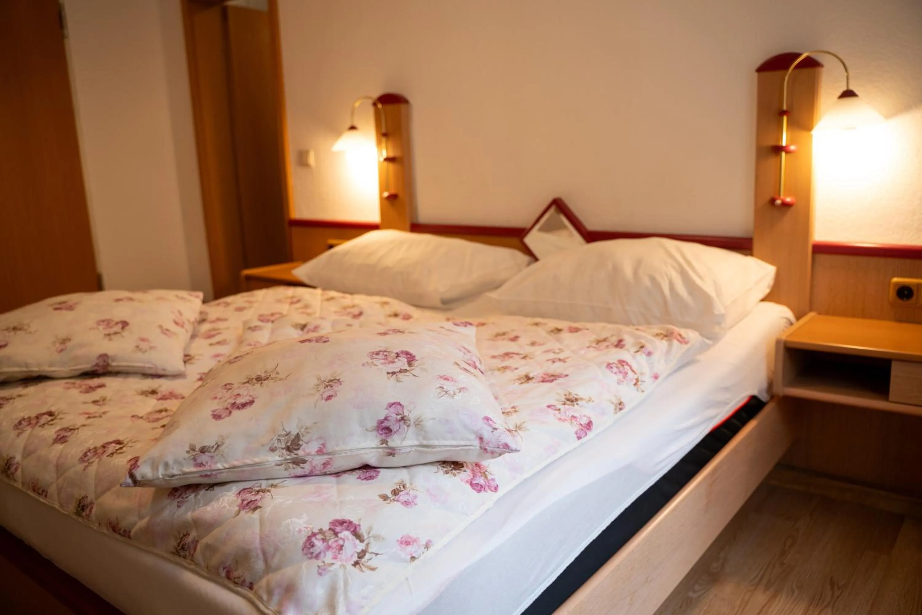 Bed in Das kleine Landhotel im Fichtelgebirge