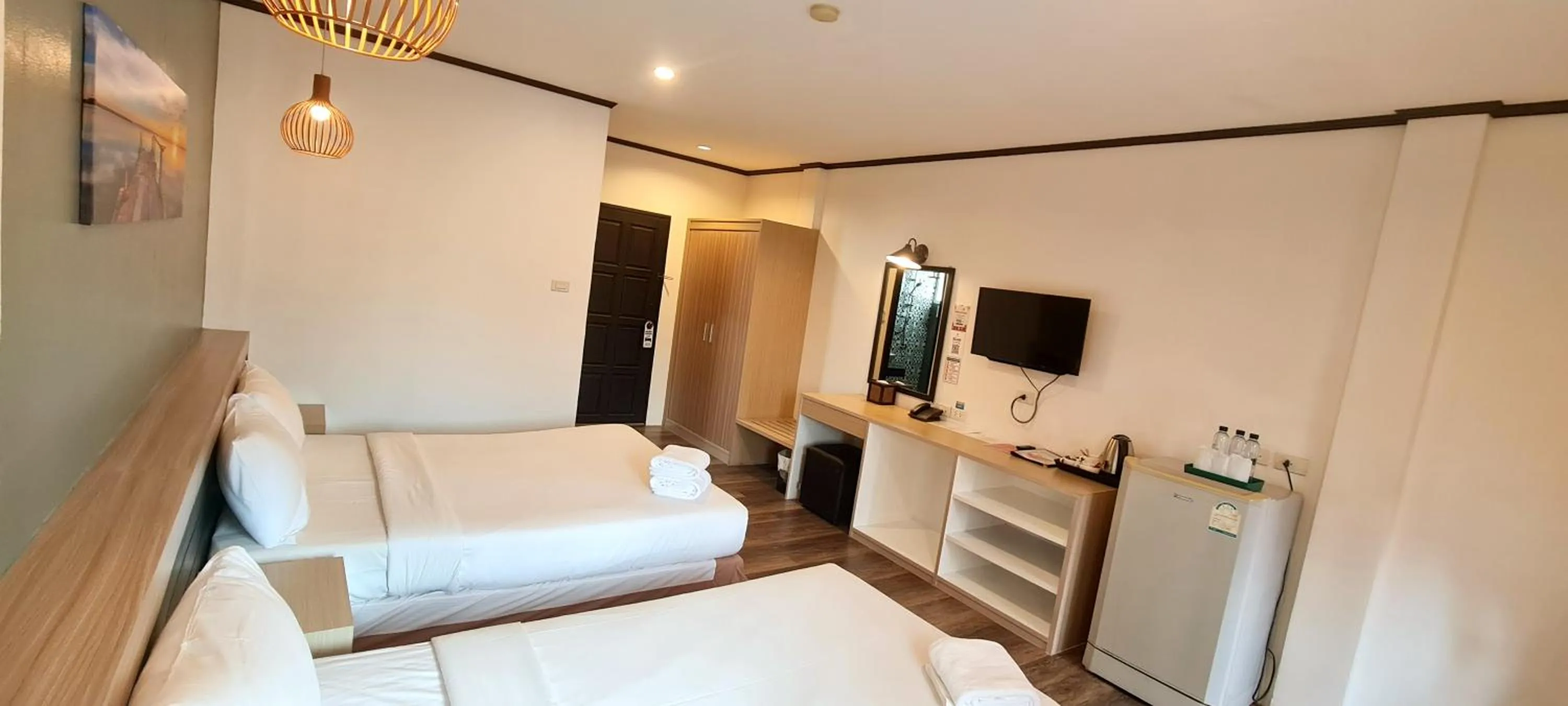 Bed in SB Living Place Hotel Phuket Town