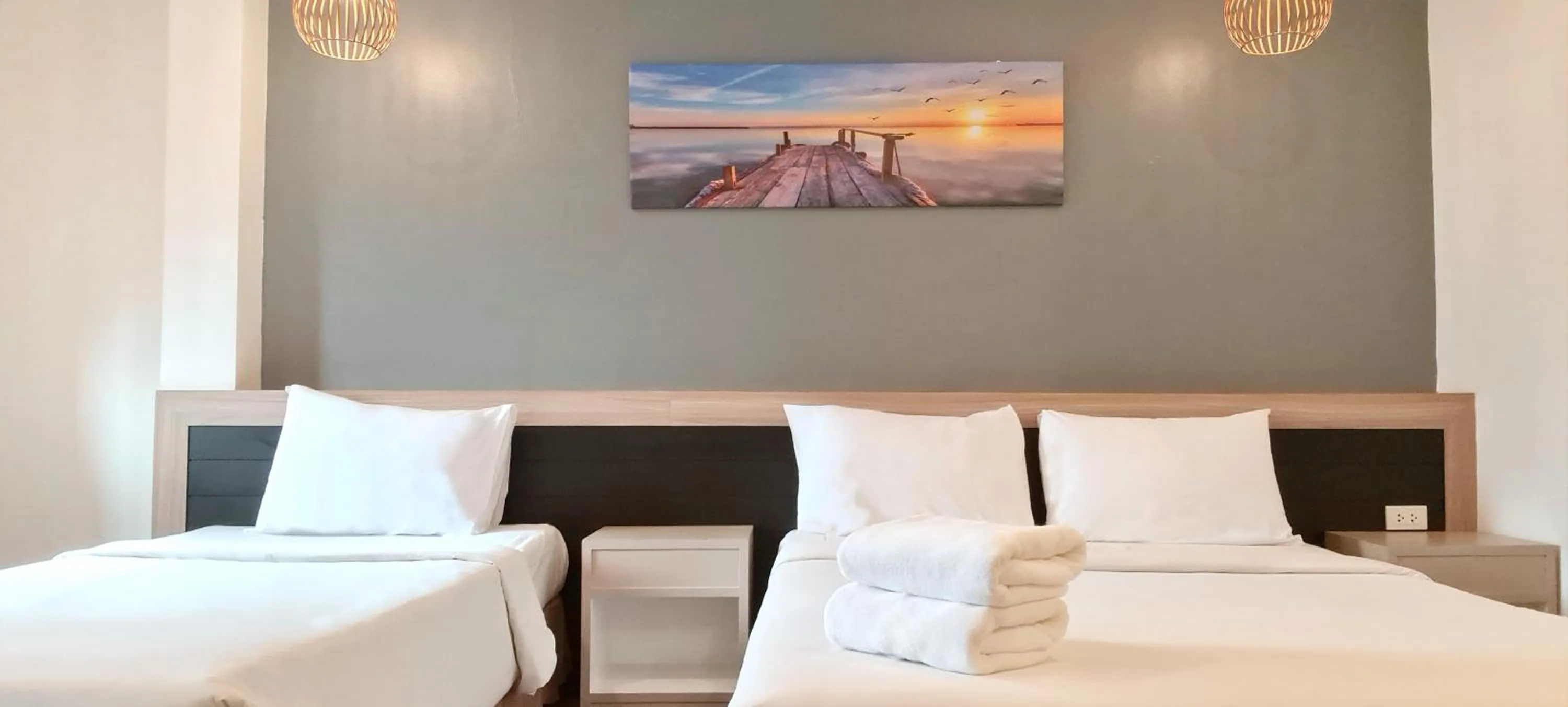 Bed in SB Living Place Hotel Phuket Town