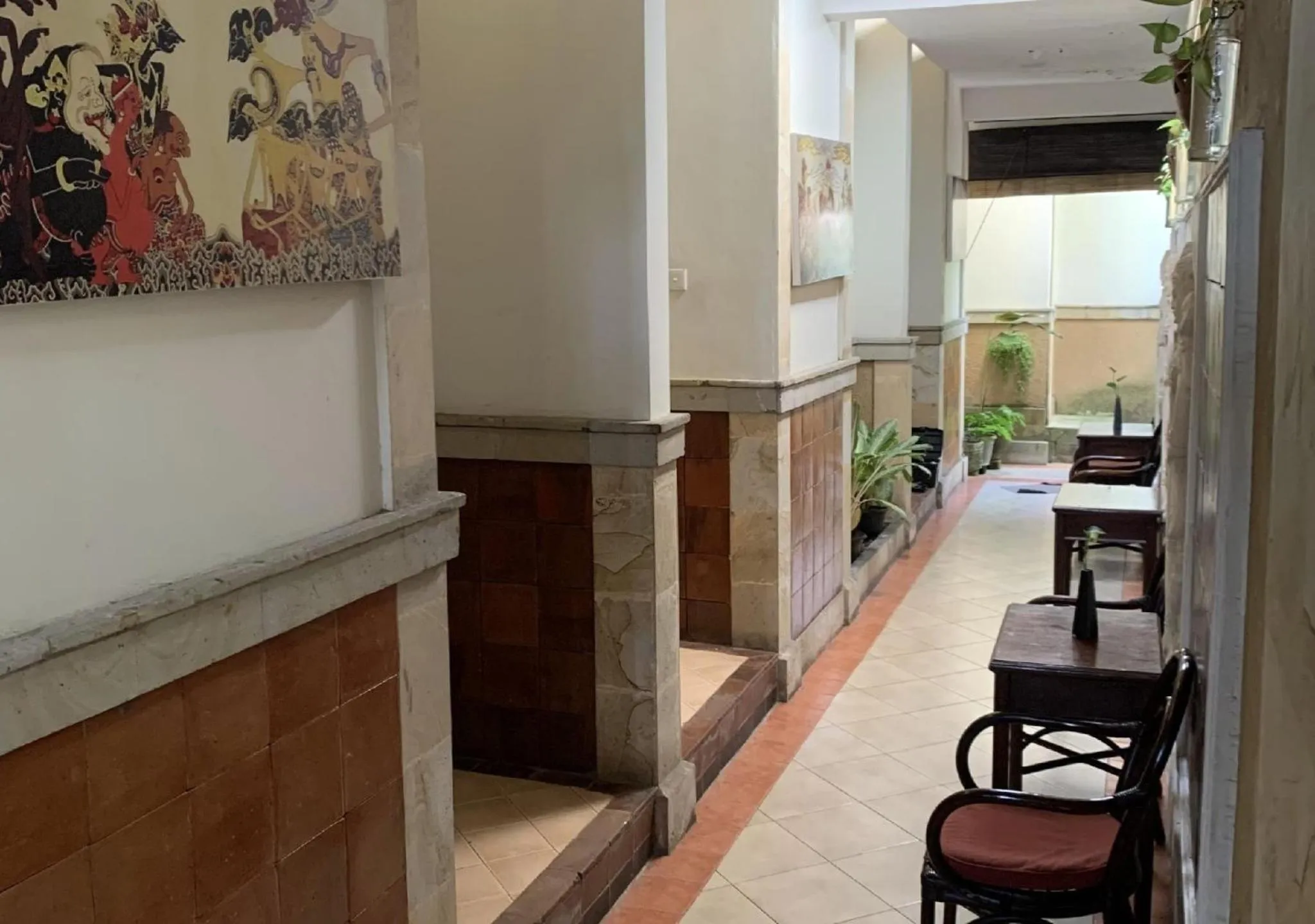 Seating area in Hotel Sanur Indah