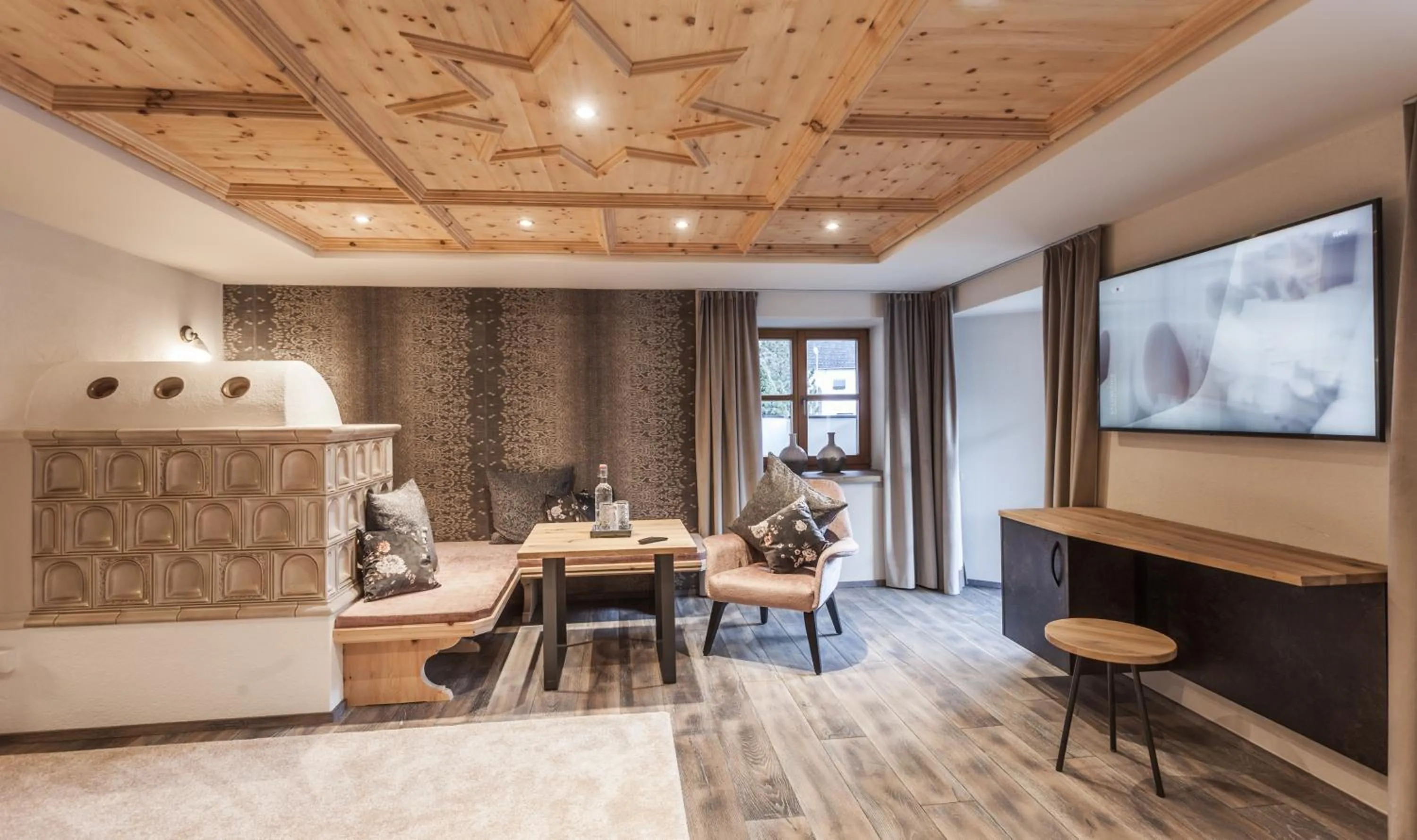 Seating area in Hotel Stern