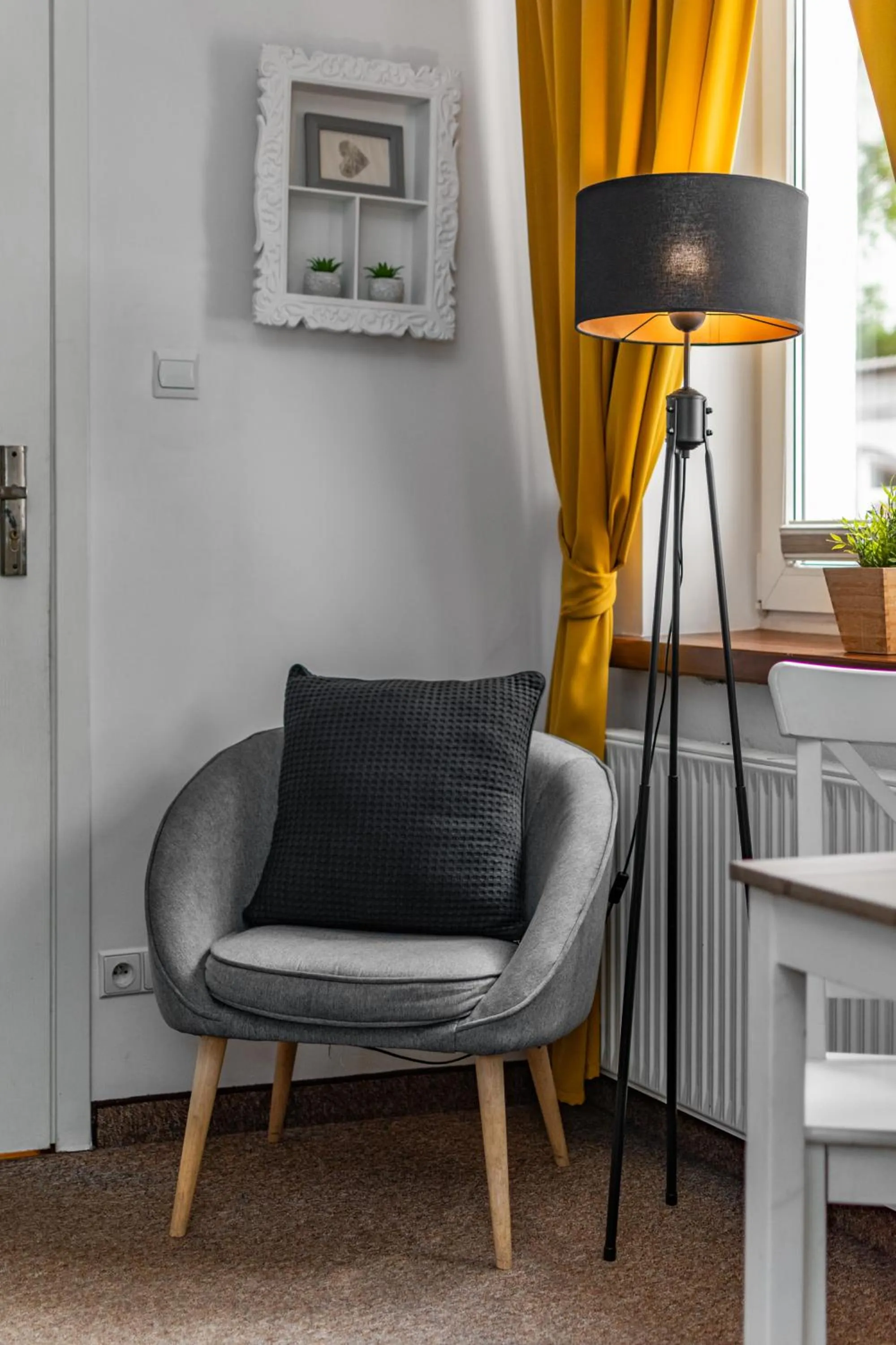 Seating area in Hostel Coco