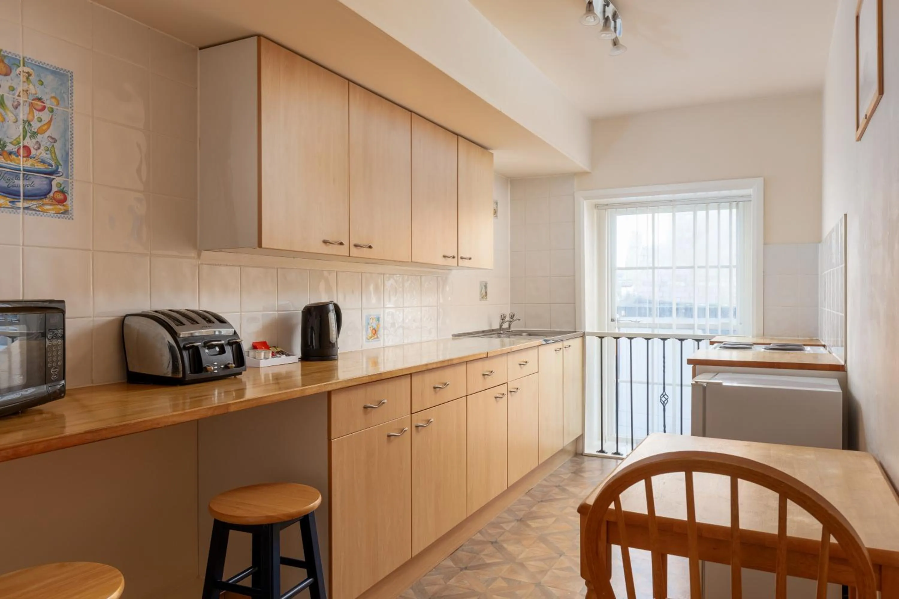 kitchen in Discovery Accommodation