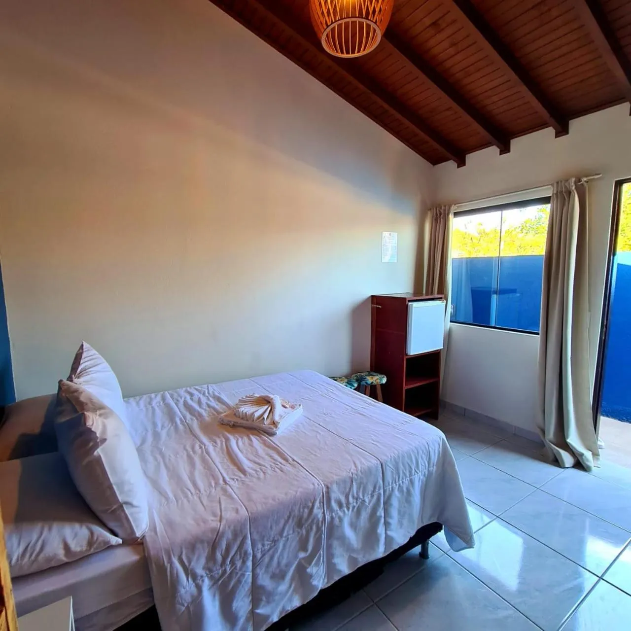 Bed in Pousada Doce Mar