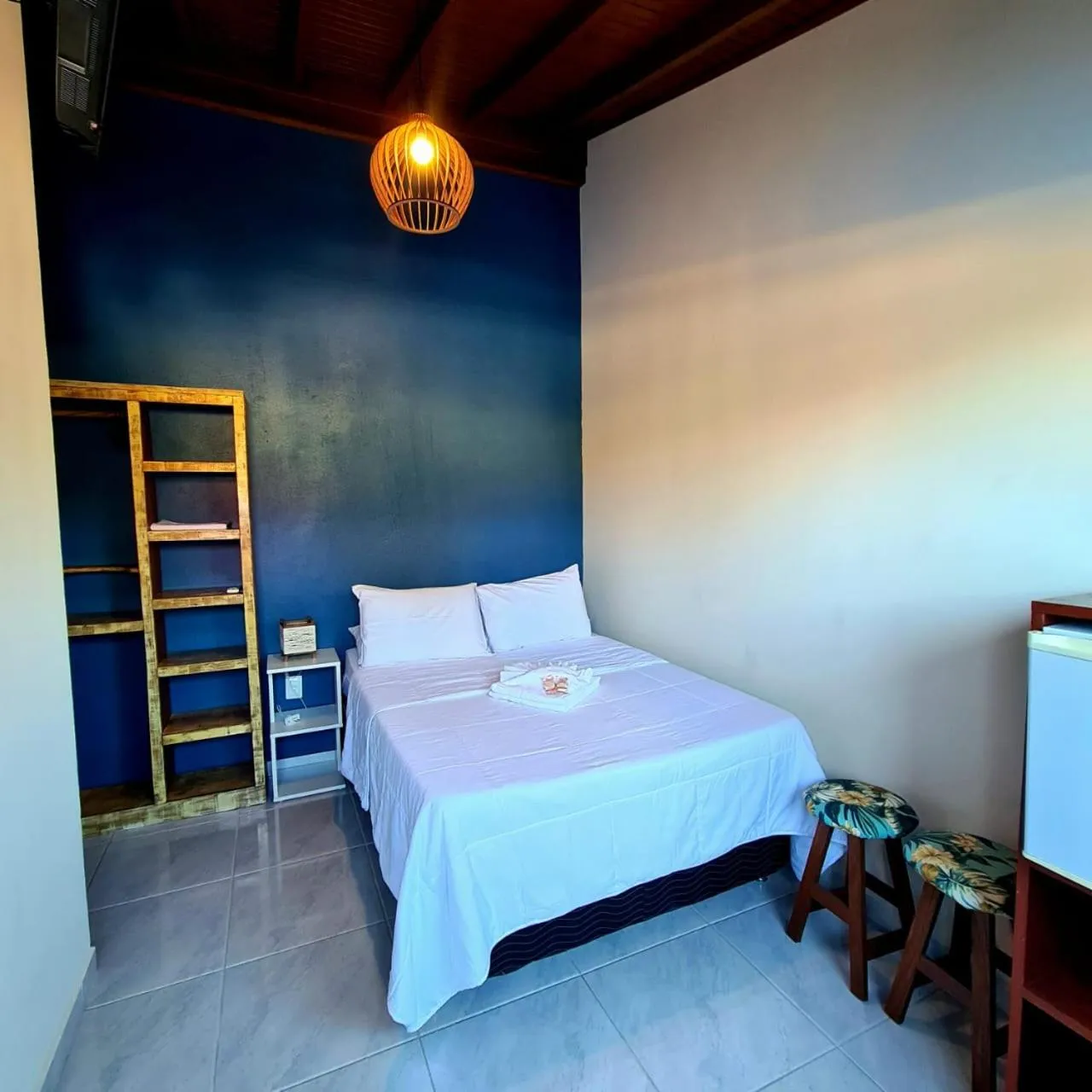 Bed in Pousada Doce Mar