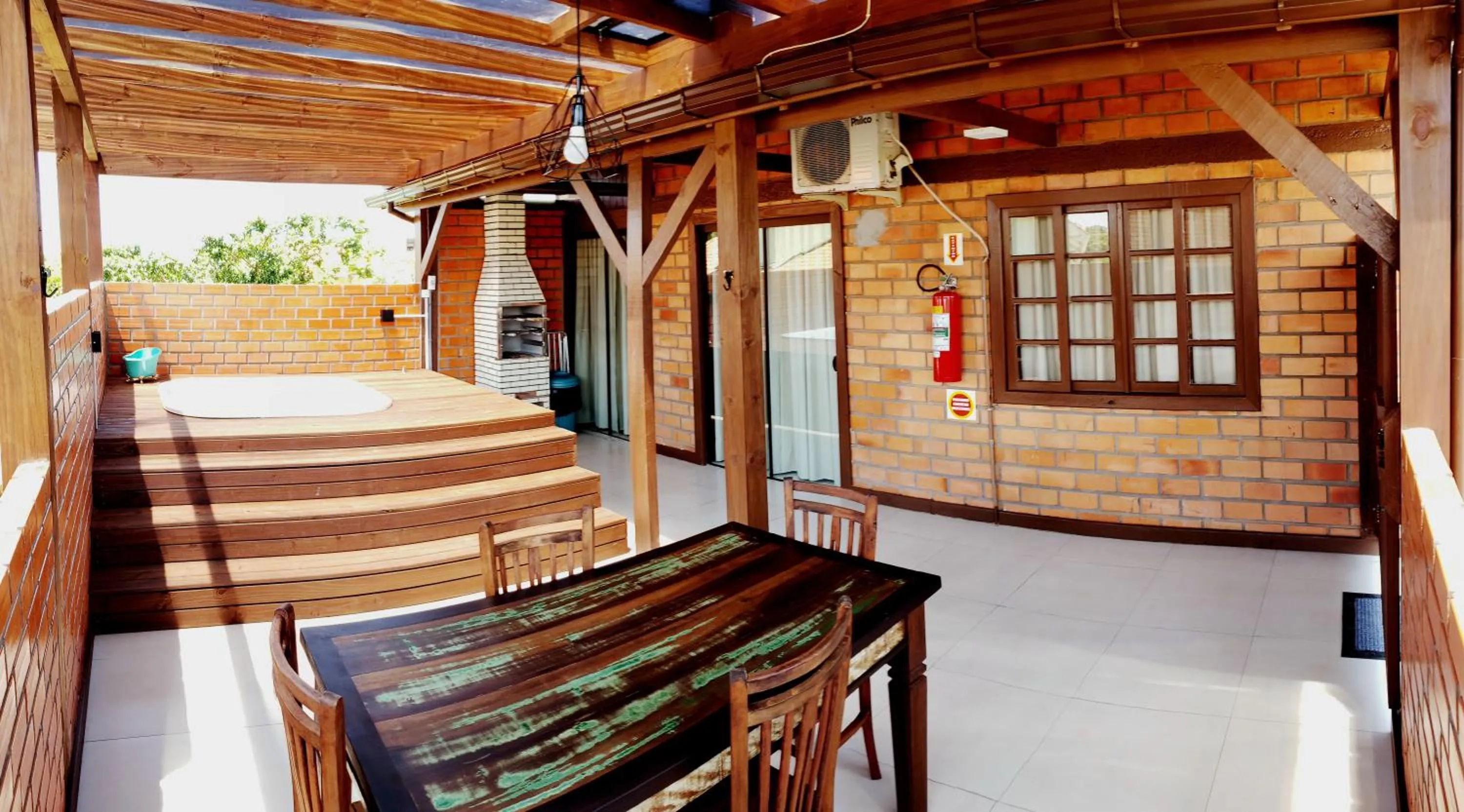 Living room in Pousada Doce Mar