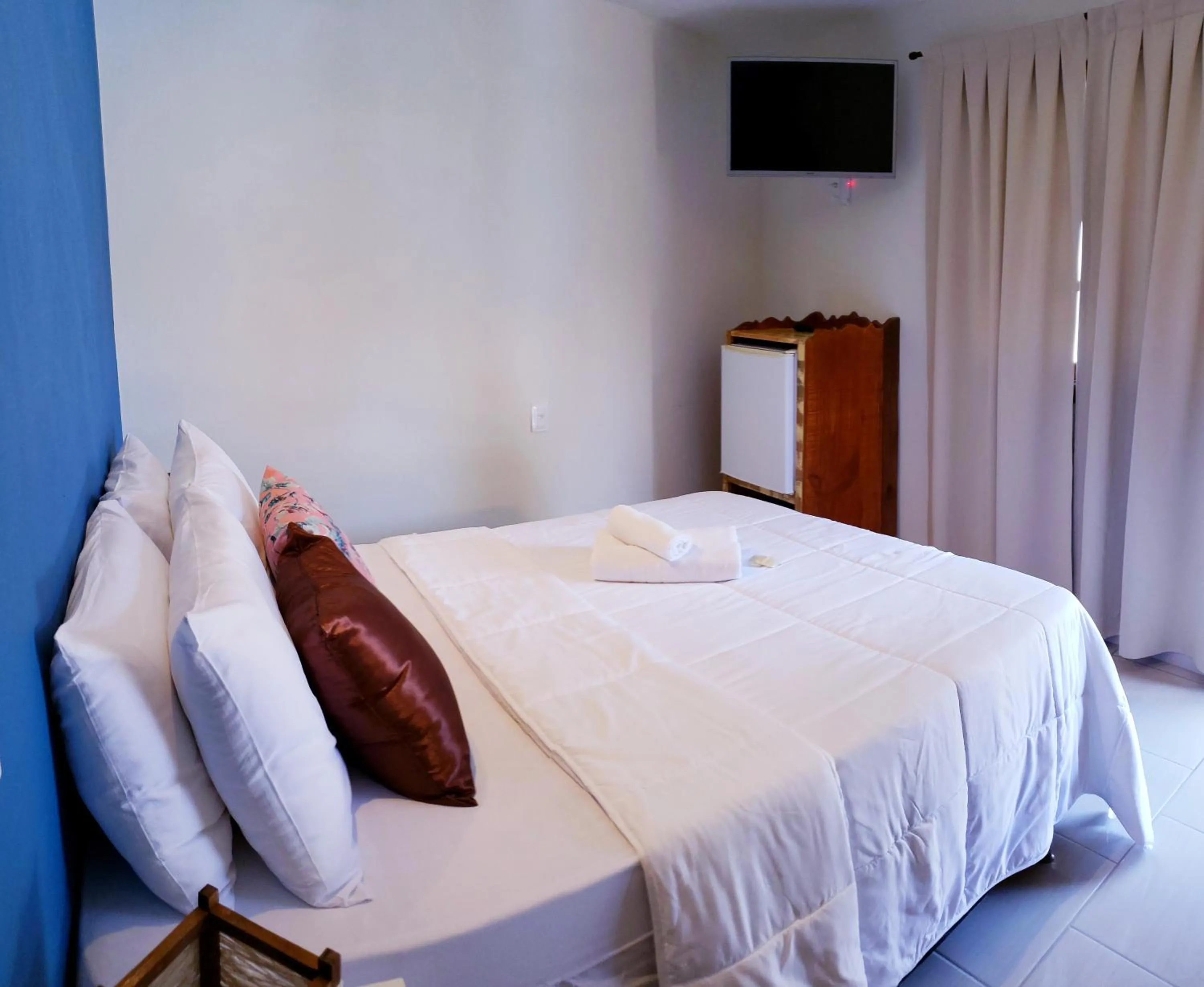 Bed in Pousada Doce Mar