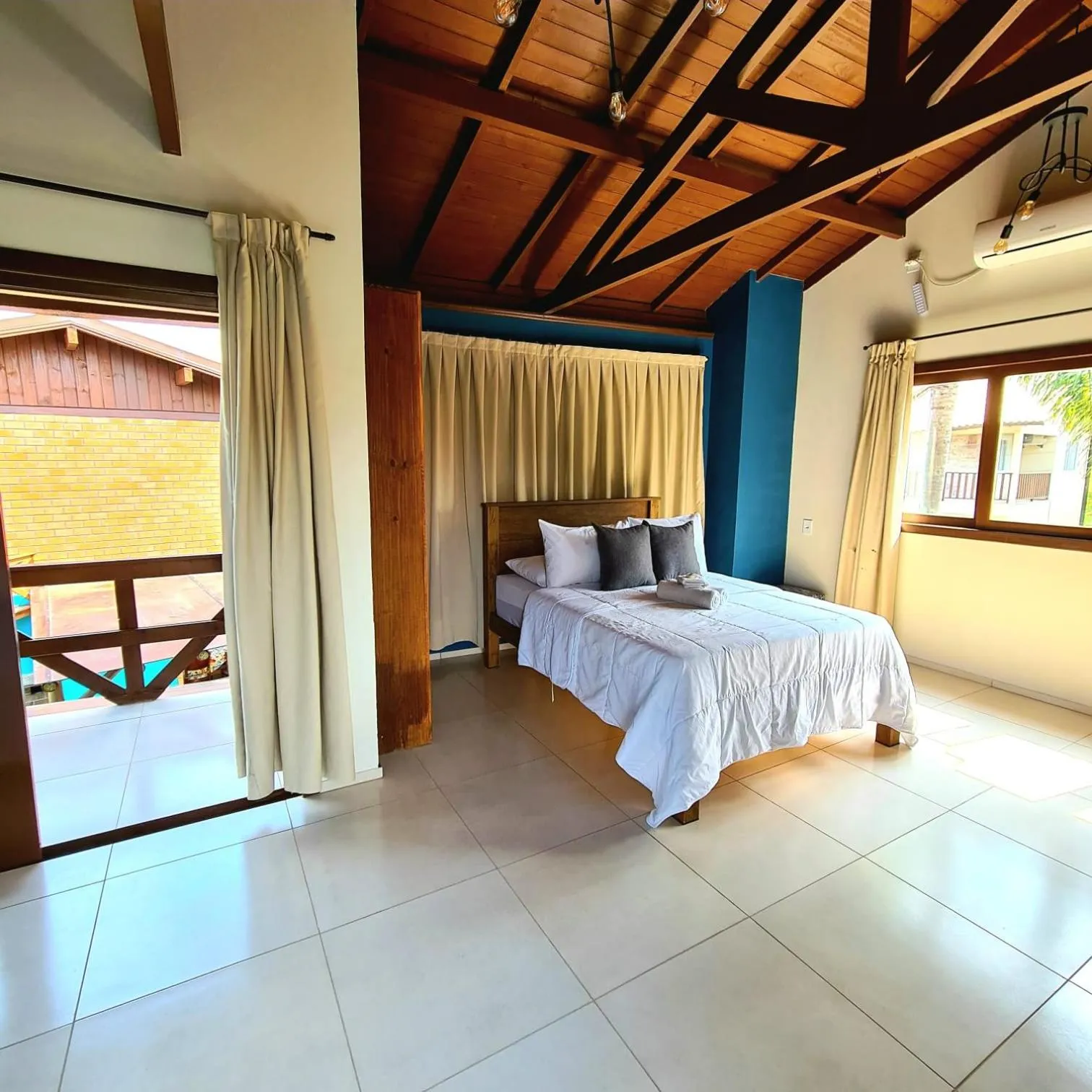 Bed in Pousada Doce Mar