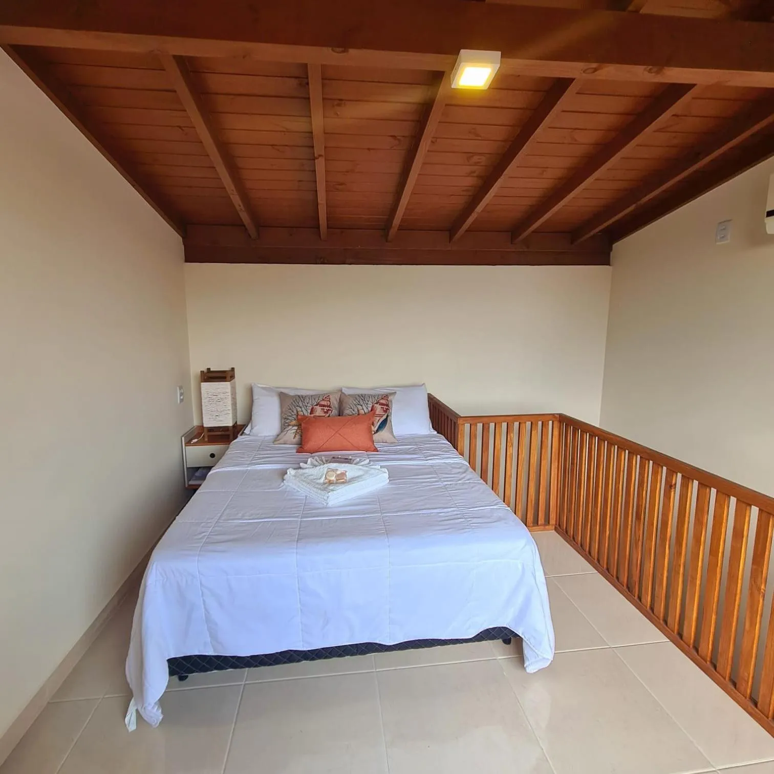 Bed in Pousada Doce Mar