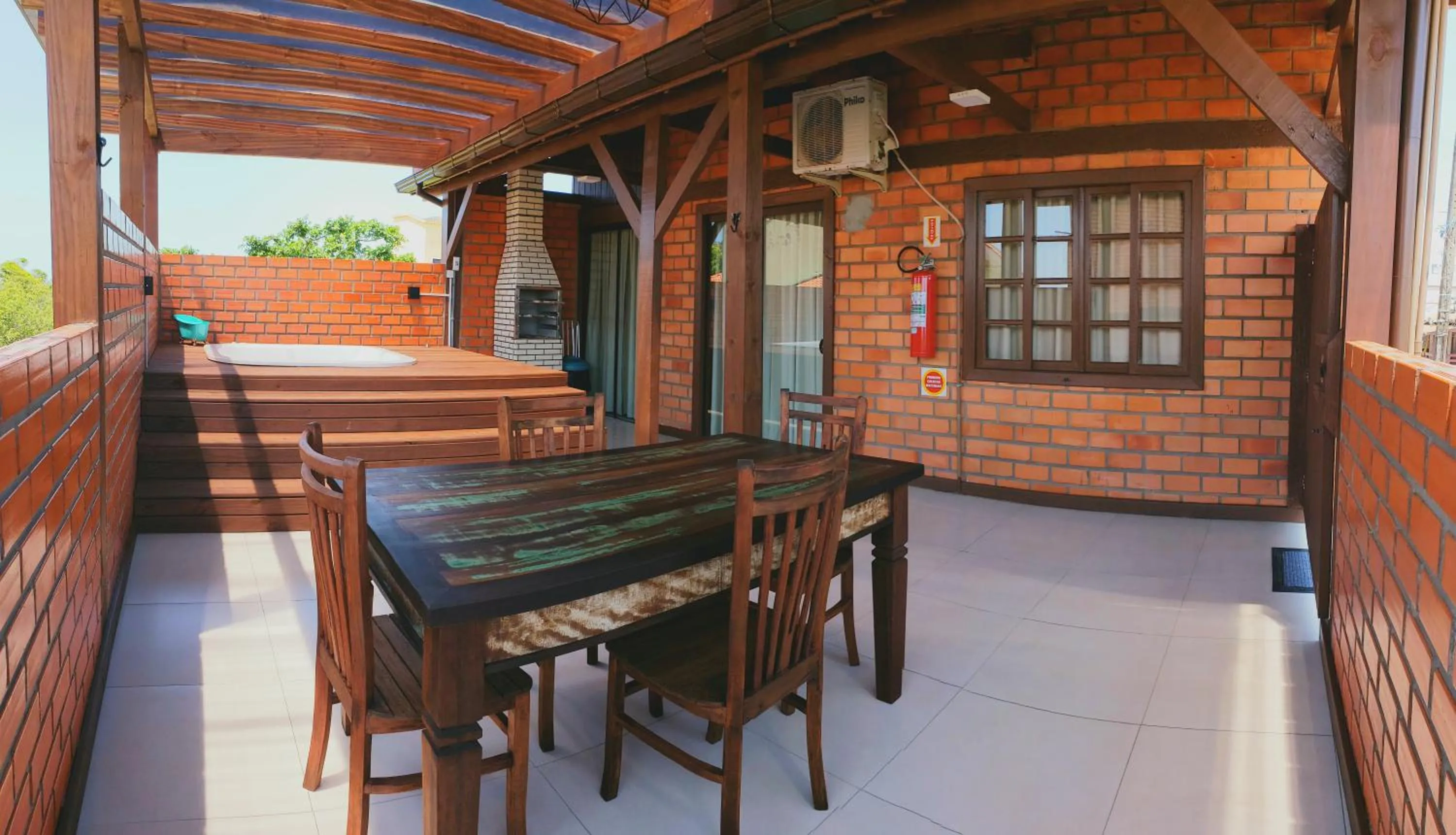Living room in Pousada Doce Mar